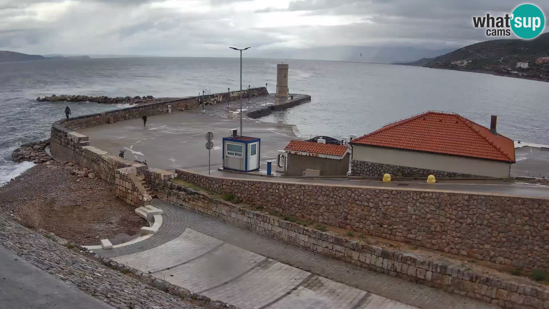 Senj Harbour Webcam – Breakwater & Lighthouse Live View