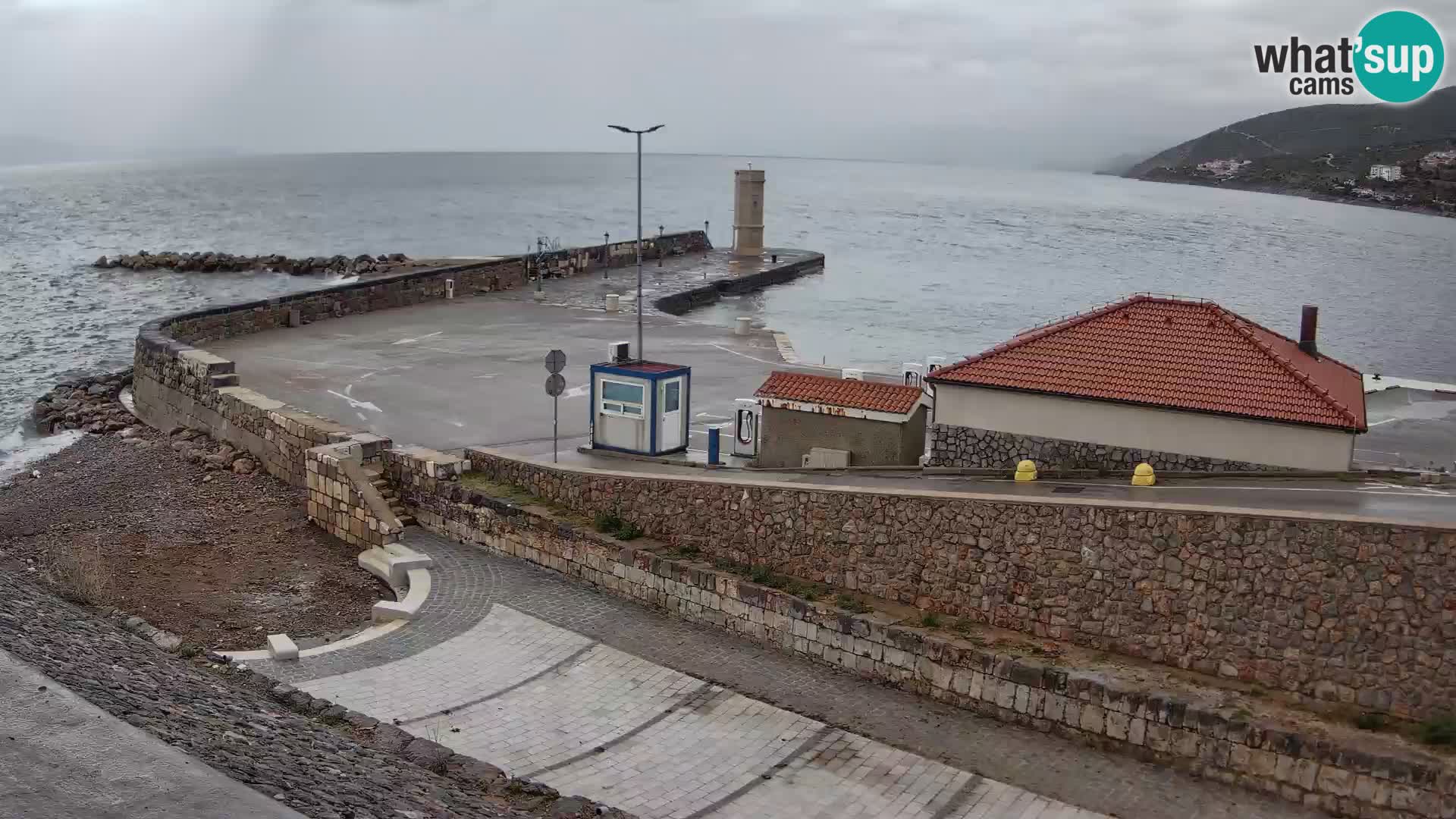 Senj Harbour Webcam – Breakwater & Lighthouse Live View