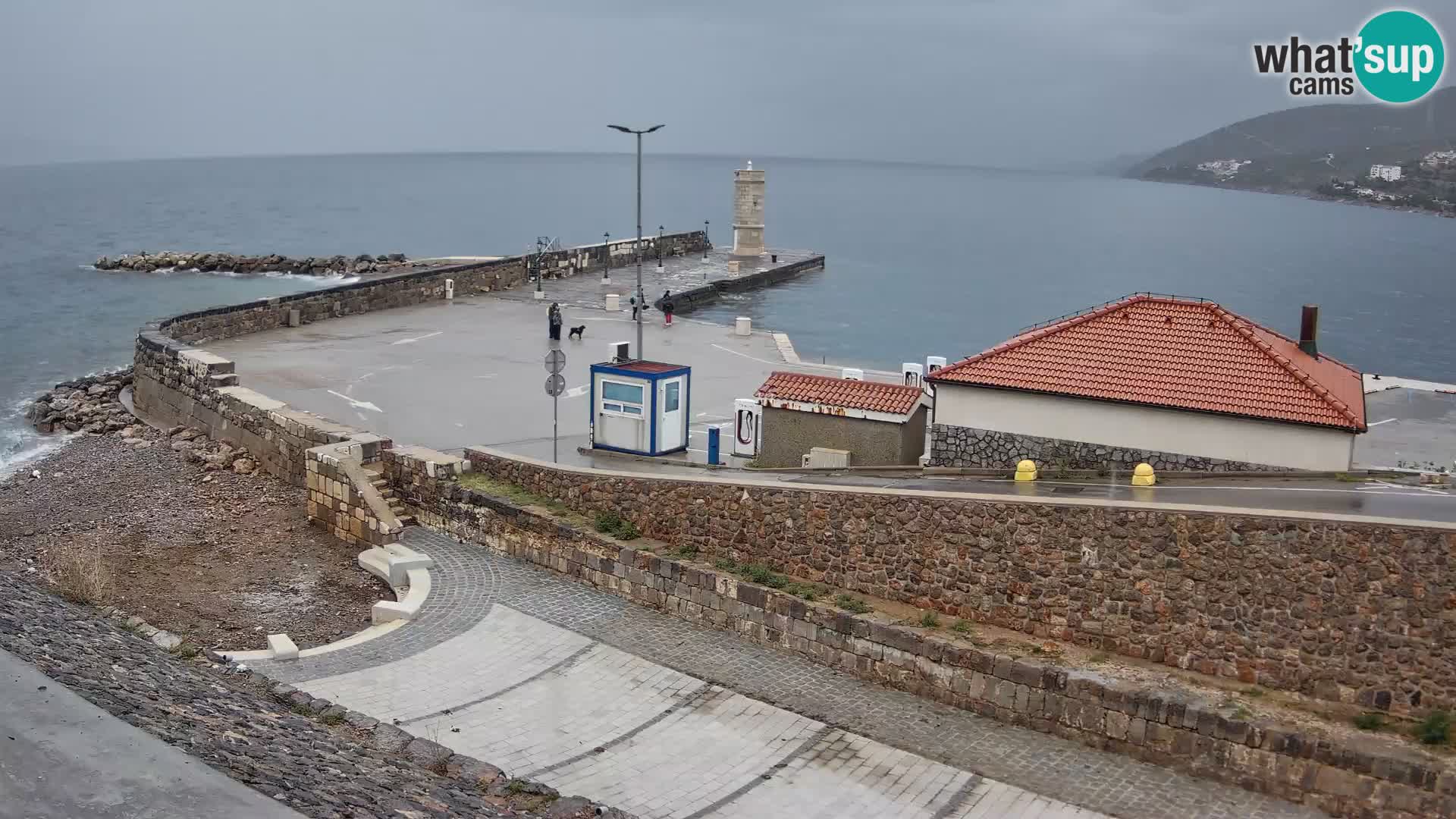 Senj Harbour Webcam – Breakwater & Lighthouse Live View