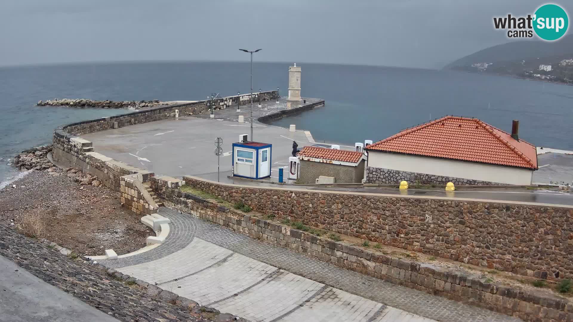 Web kamera Senj luka – Lukobran i svjetionik uživo