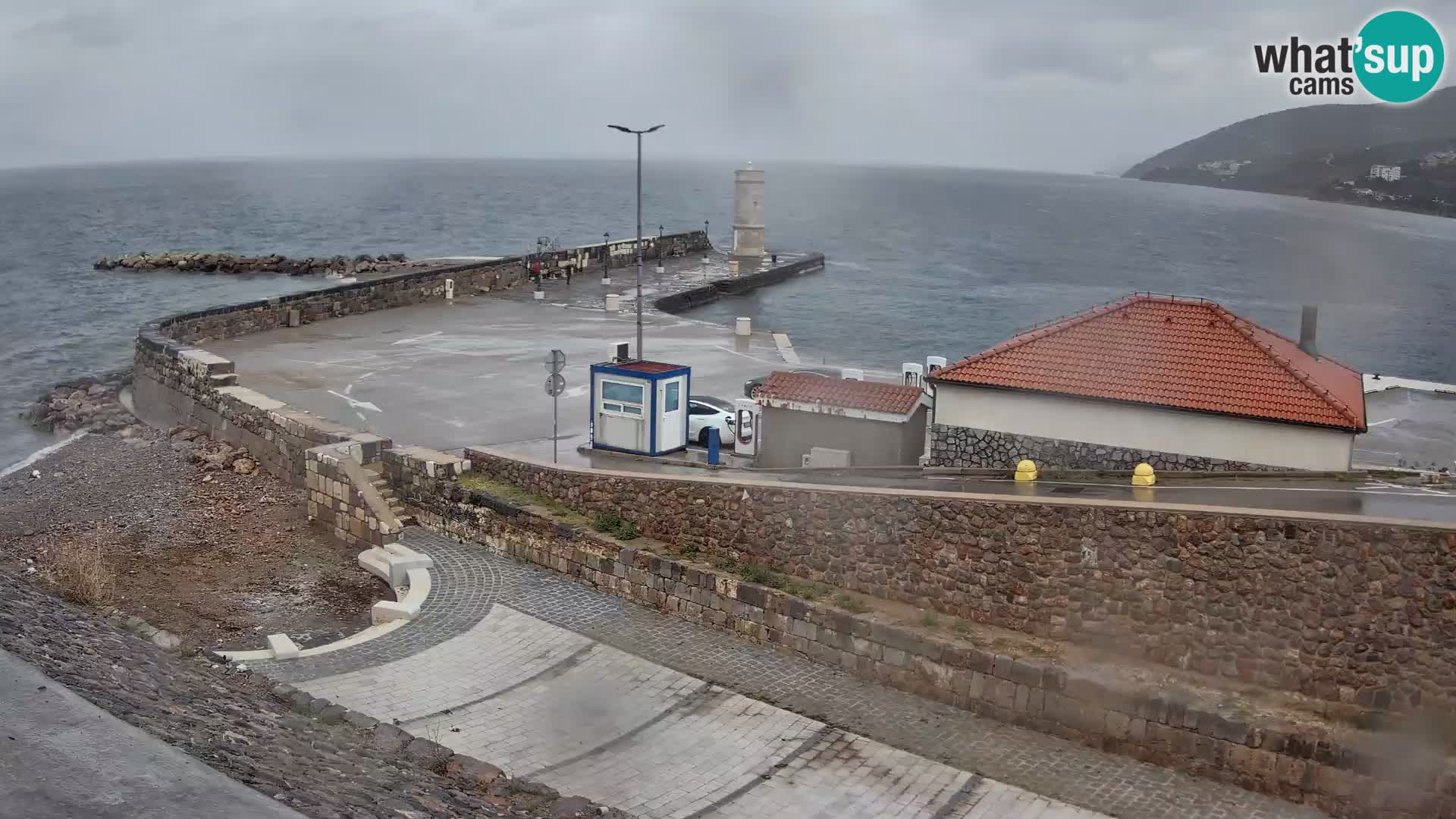 Senj Harbour Webcam – Breakwater & Lighthouse Live View