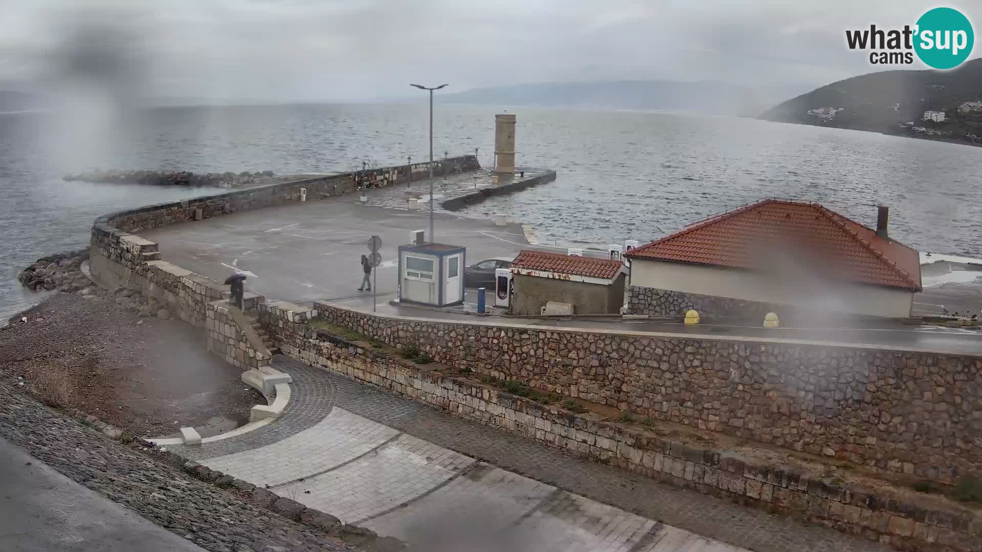 Web kamera Senj luka – Lukobran i svjetionik uživo