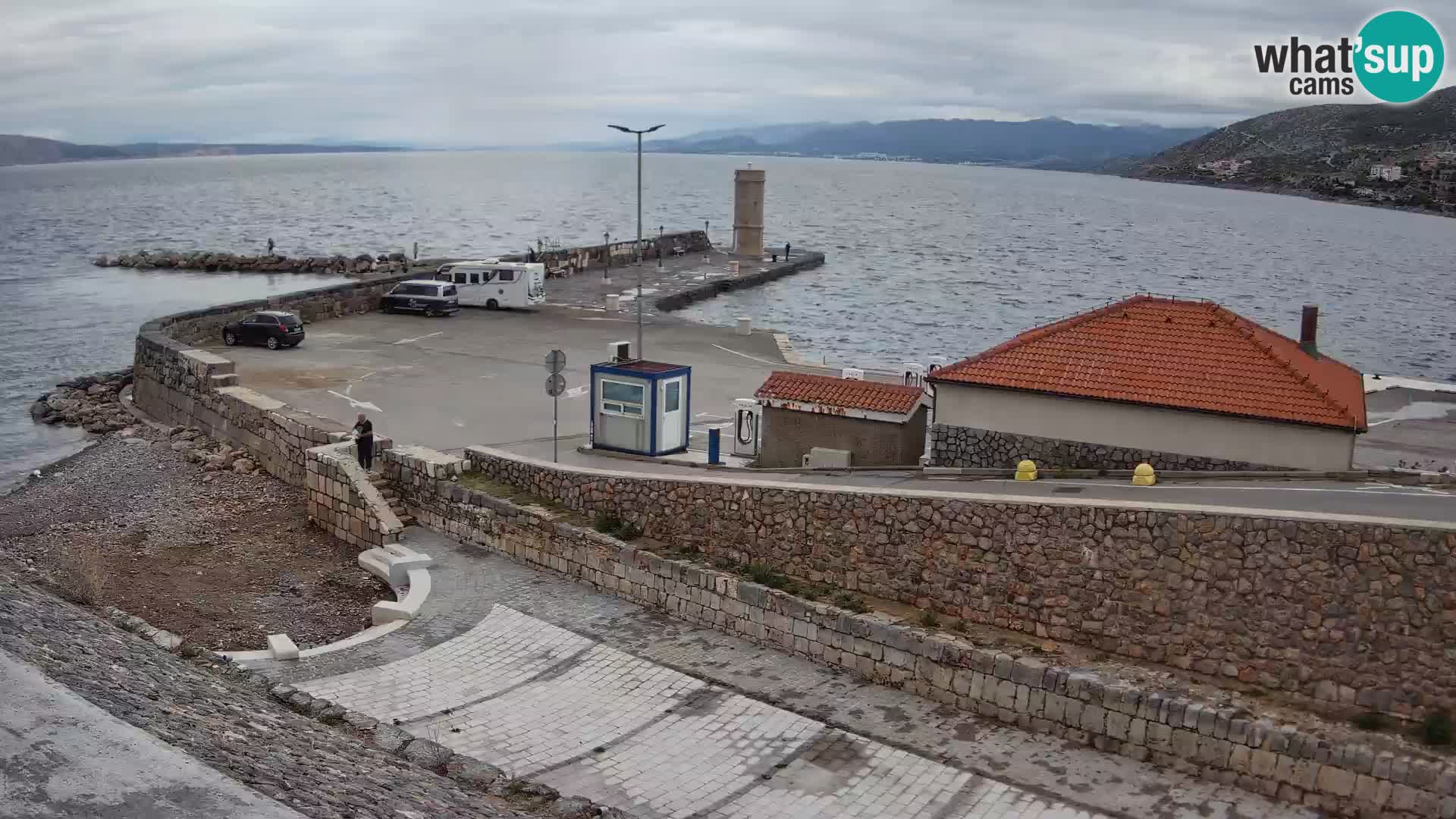 Webcam Porto di Segna – Frangiflutti e Faro in diretta