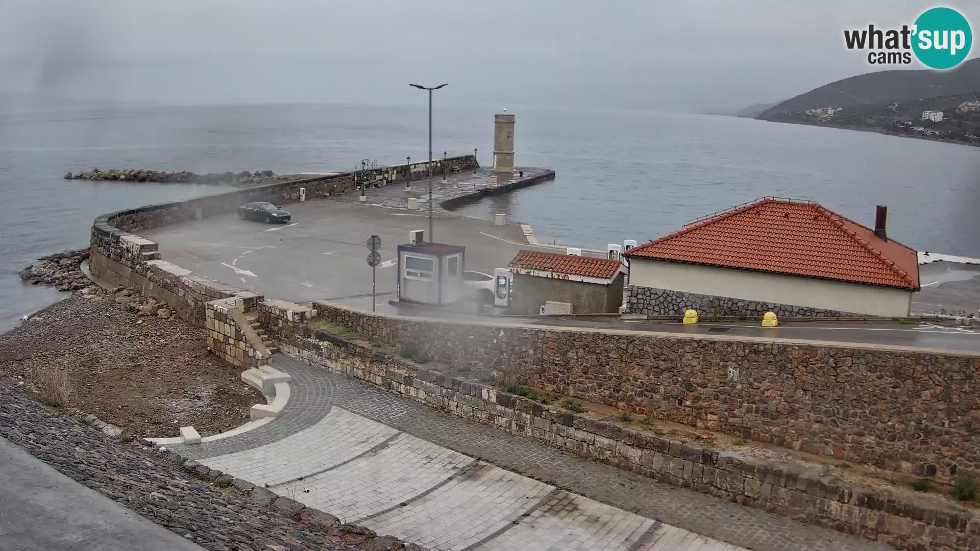 Web kamera Senj luka – Lukobran i svjetionik uživo