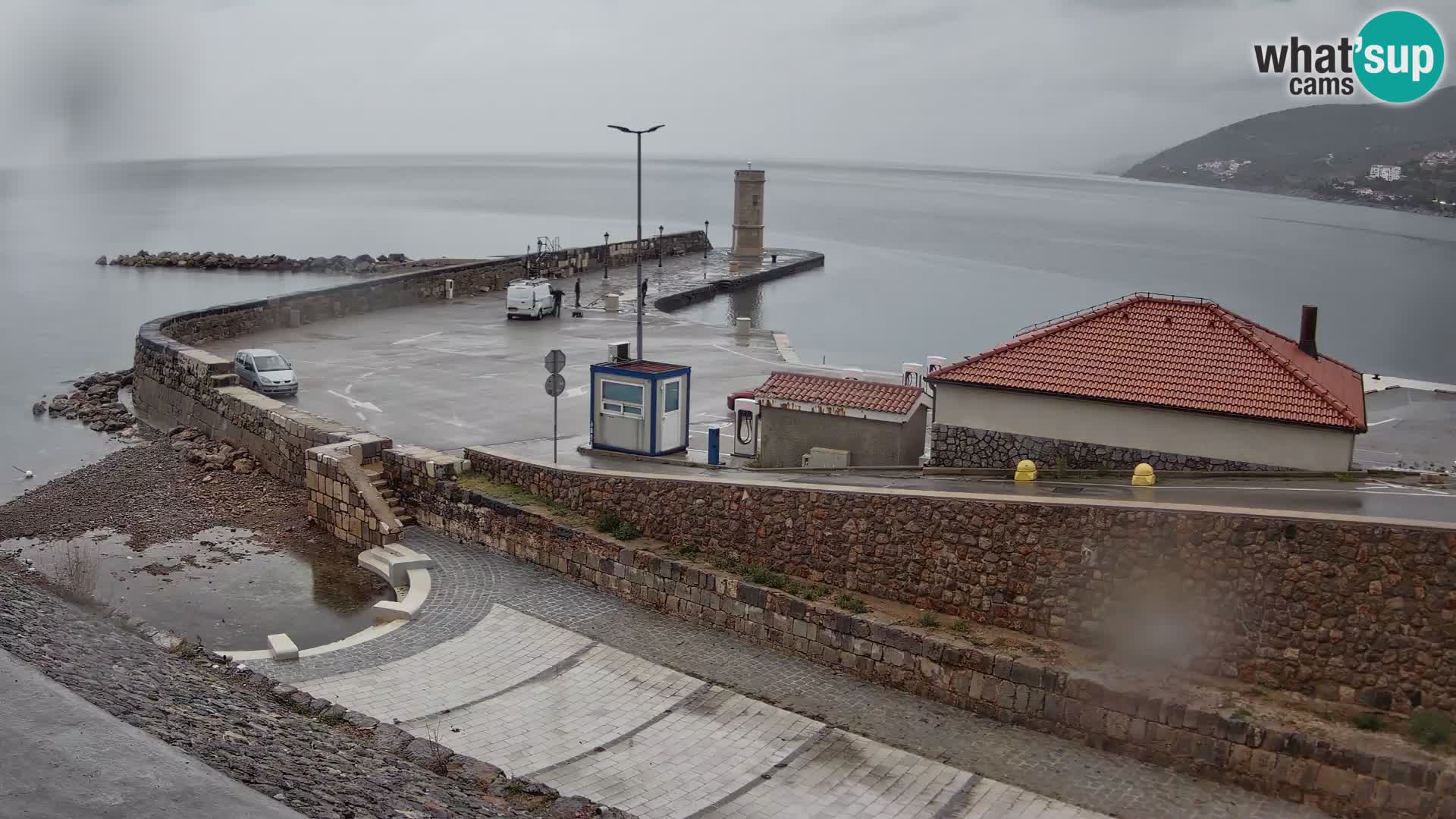 Web kamera Senj luka – Lukobran i svjetionik uživo
