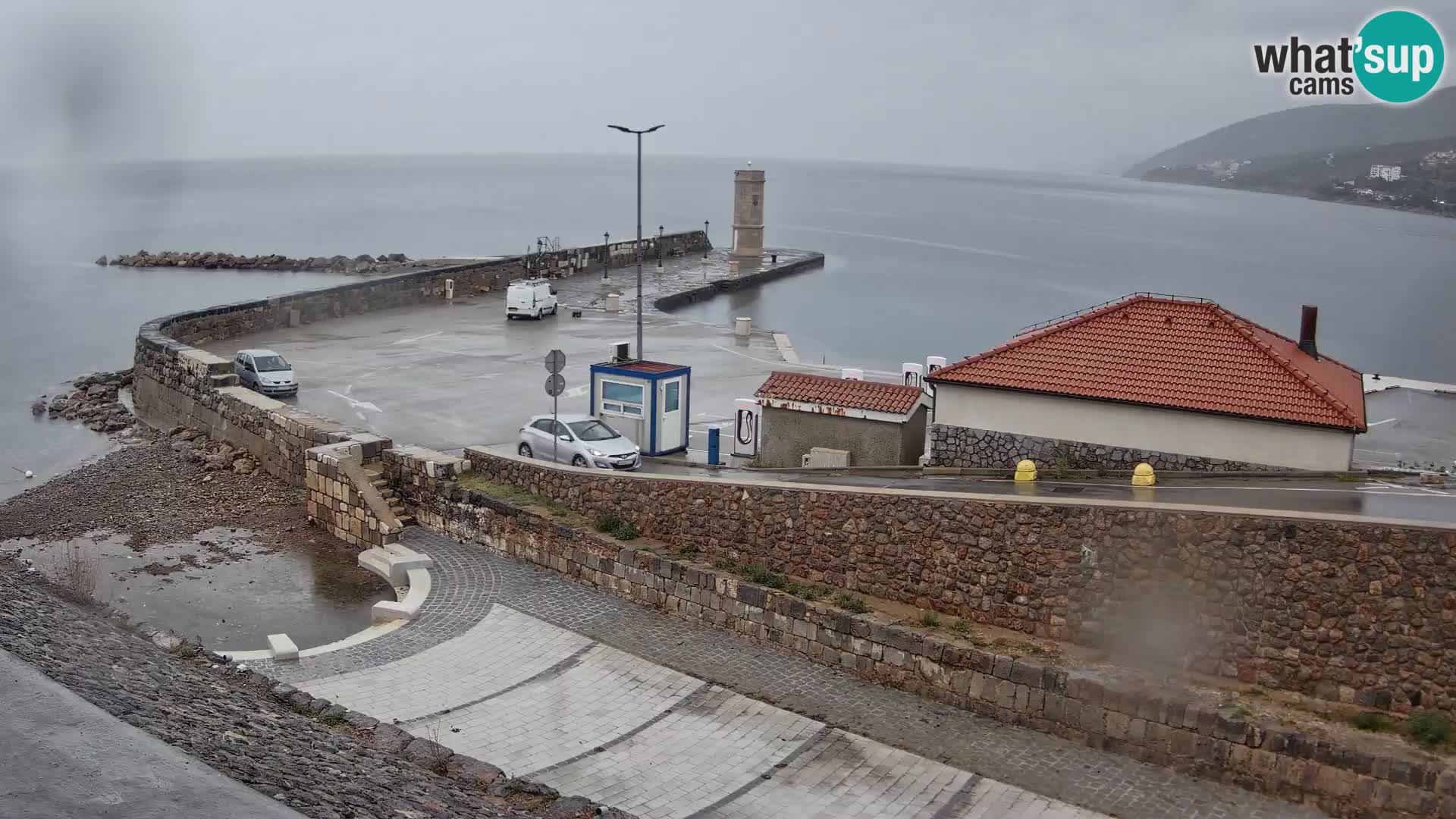 Web kamera Senj luka – Lukobran i svjetionik uživo