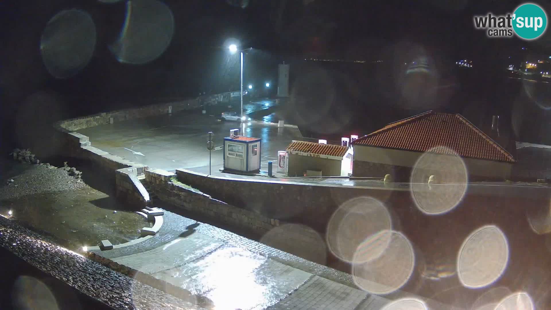 Senj Harbour Webcam – Breakwater & Lighthouse Live View