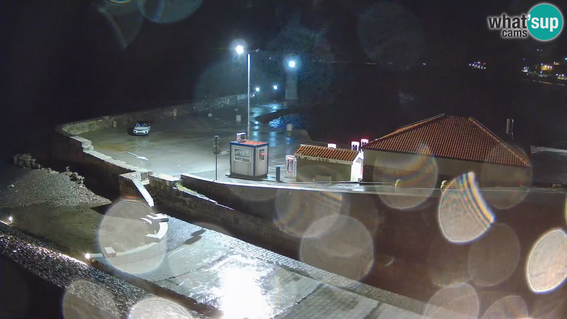 Senj Harbour Webcam – Breakwater & Lighthouse Live View