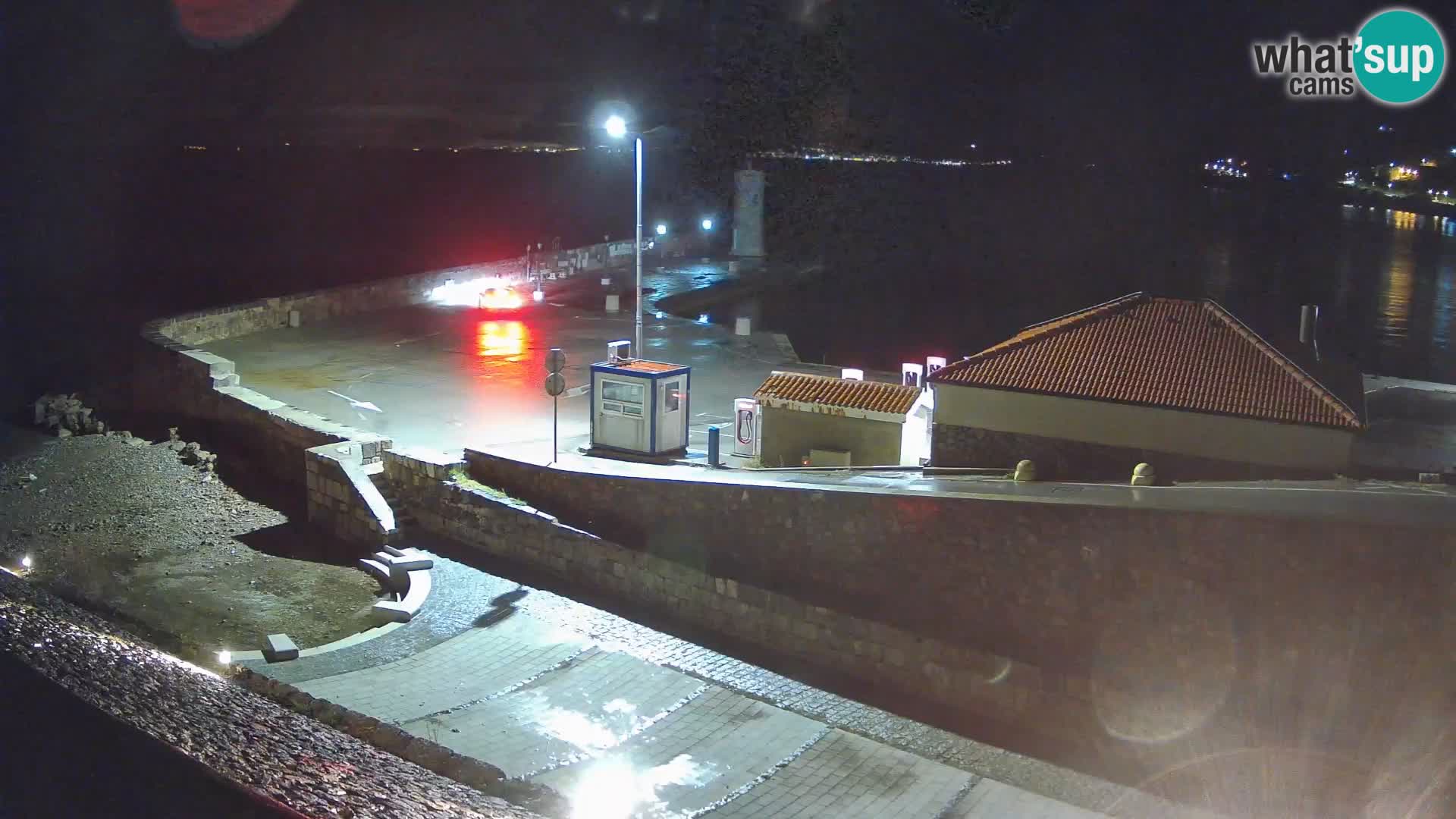 Senj Harbour Webcam – Breakwater & Lighthouse Live View