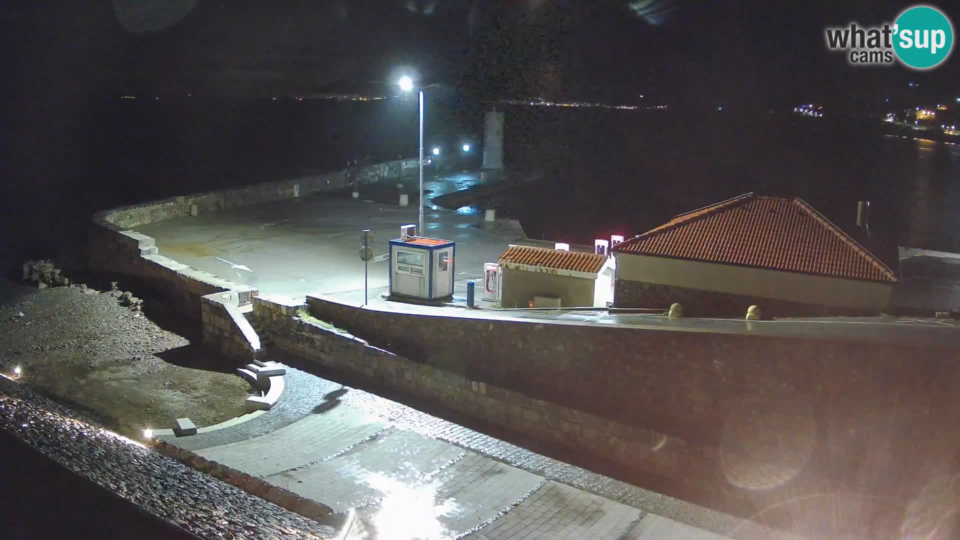 Senj Harbour Webcam – Breakwater & Lighthouse Live View