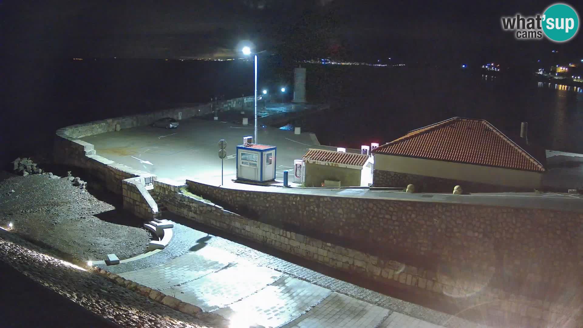Senj Harbour Webcam – Breakwater & Lighthouse Live View