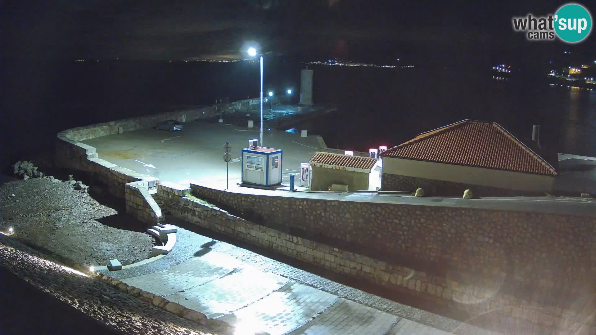 Senj Harbour Webcam – Breakwater & Lighthouse Live View