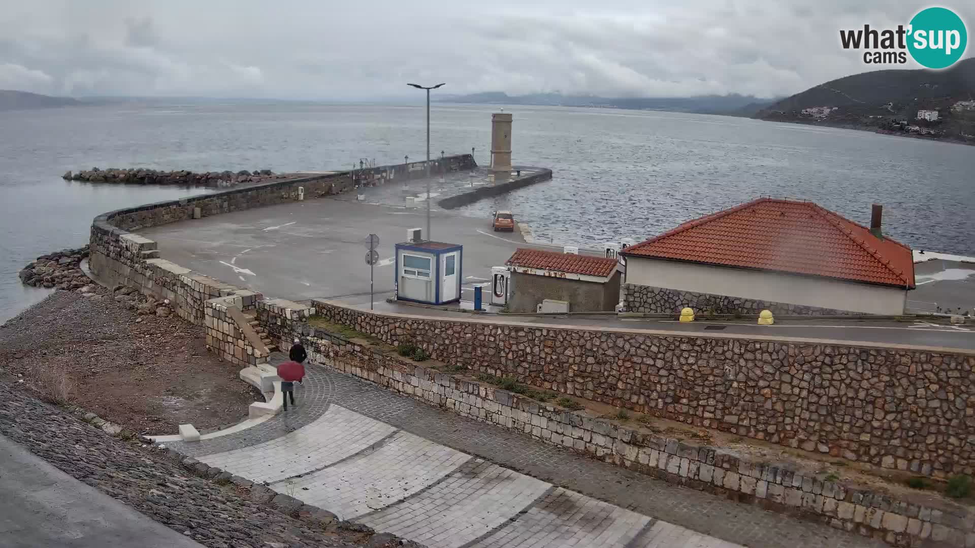 Web kamera Senj luka – Lukobran i svjetionik uživo