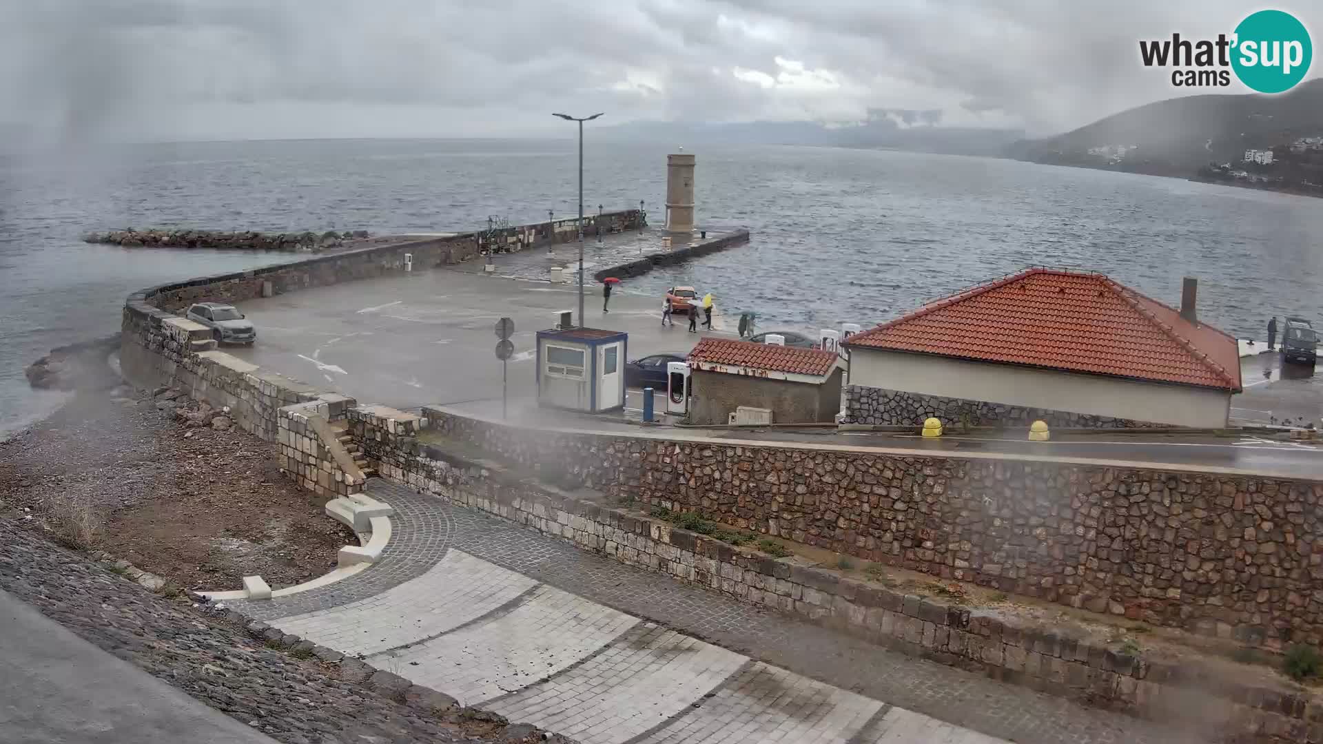Webcam Porto di Segna – Frangiflutti e Faro in diretta