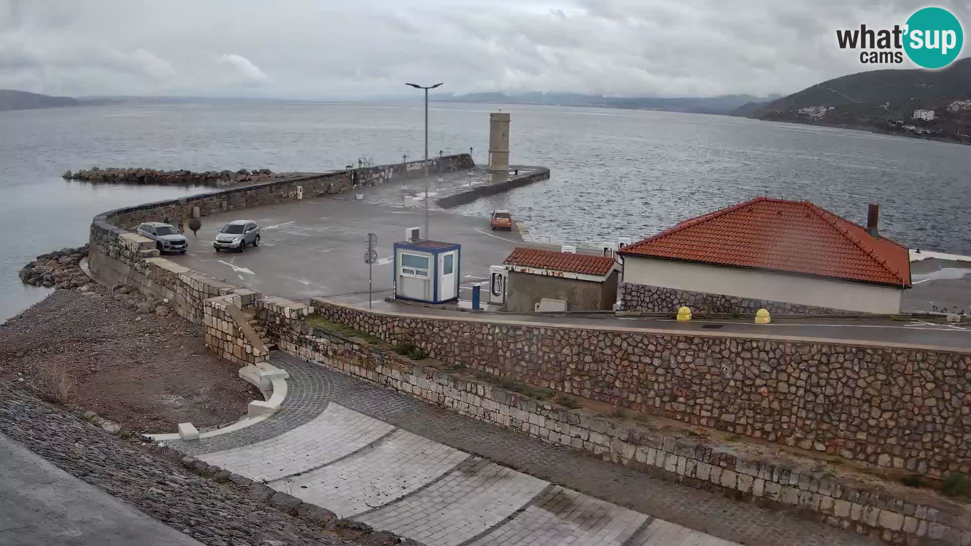 Web kamera Senj luka – Lukobran i svjetionik uživo
