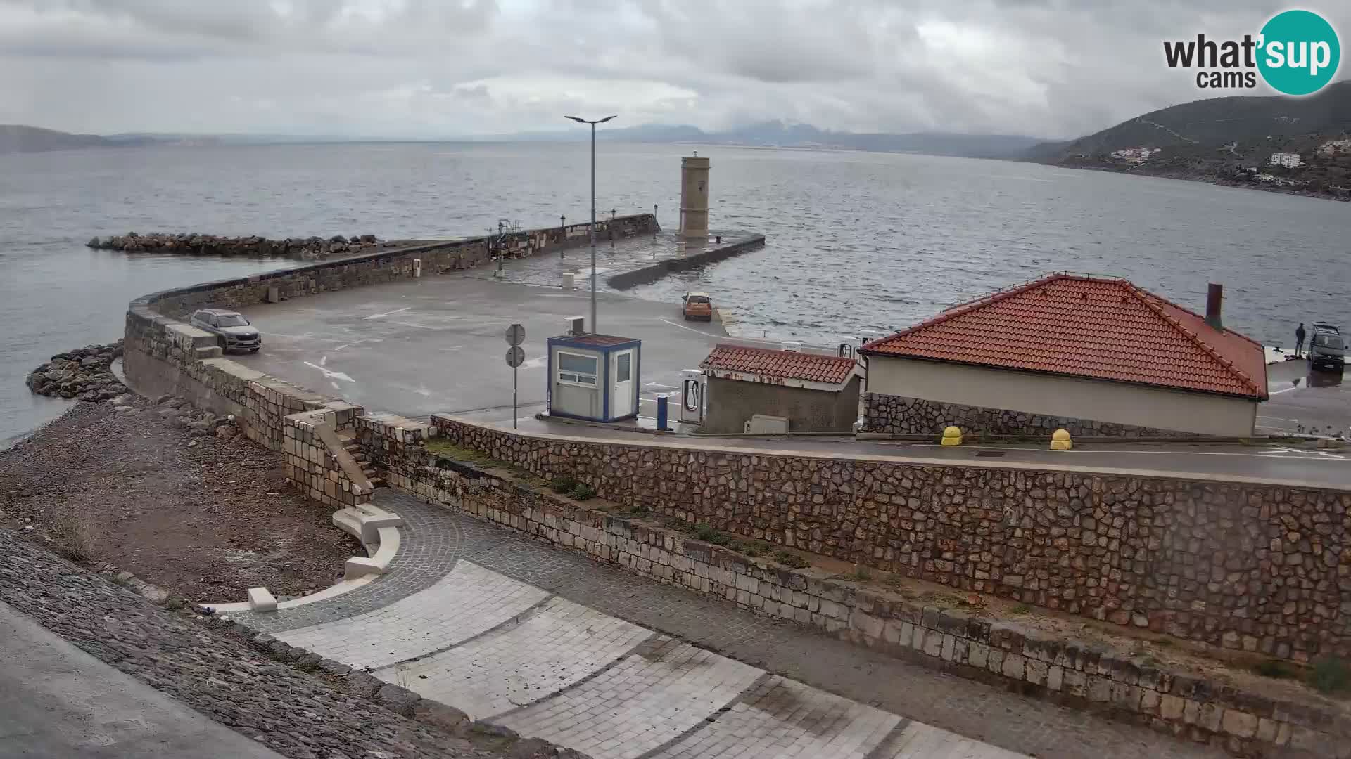 Senj Harbour Webcam – Breakwater & Lighthouse Live View