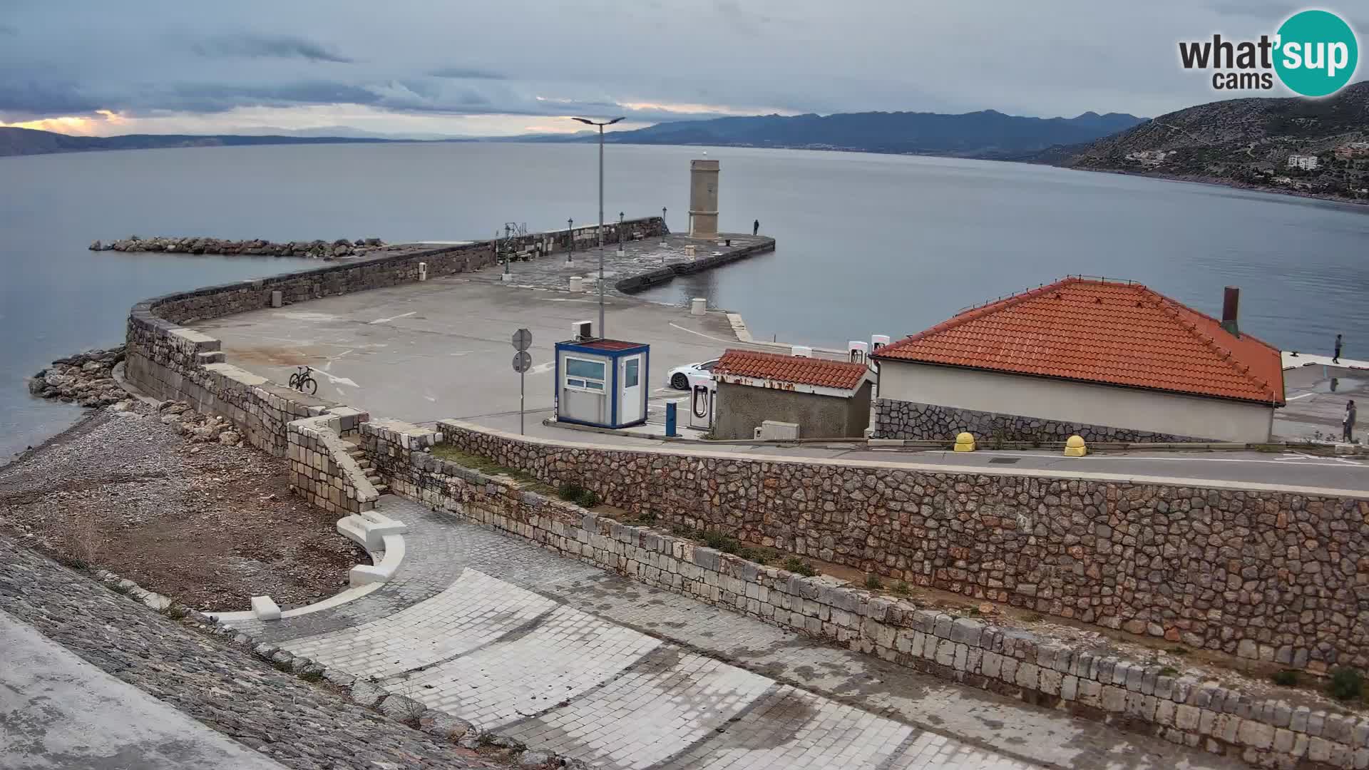 Web kamera Senj luka – Lukobran i svjetionik uživo