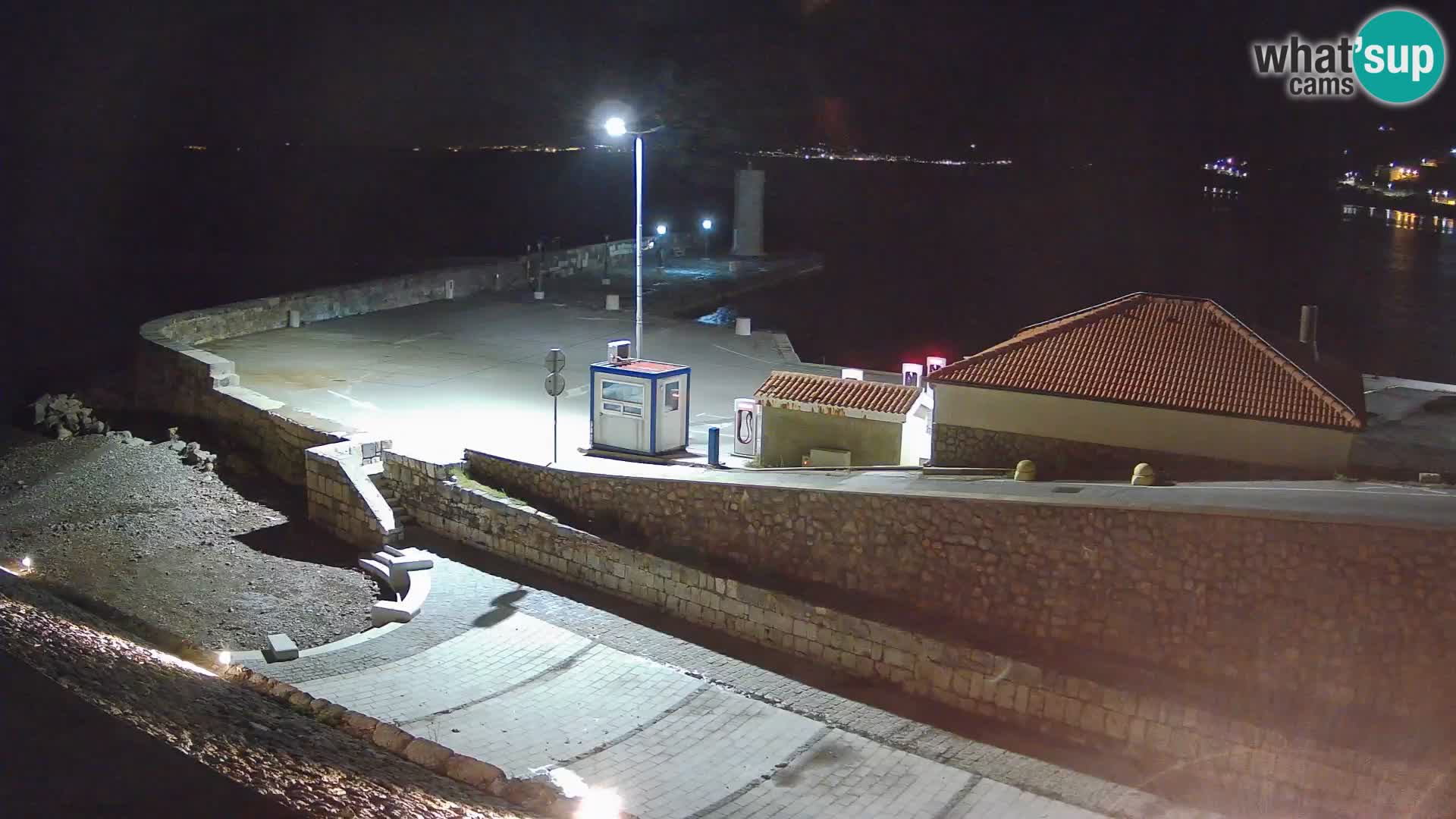 Senj Harbour Webcam – Breakwater & Lighthouse Live View