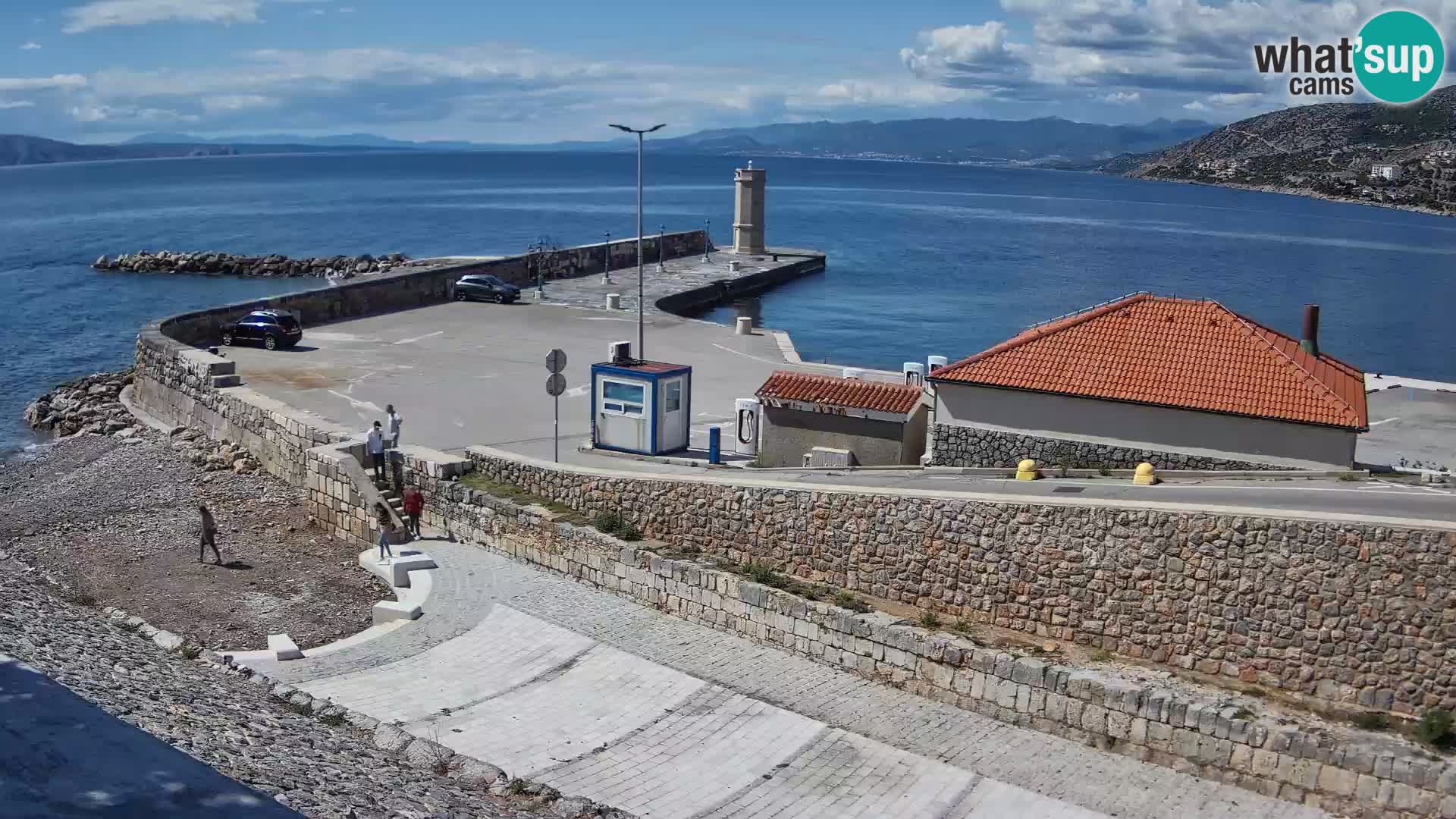 Senj Harbour Webcam – Breakwater & Lighthouse Live View
