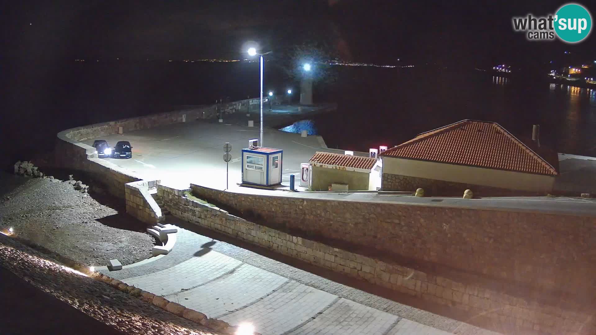 Senj Hafen Webcam – Wellenbrecher & Leuchtturm Liveblick