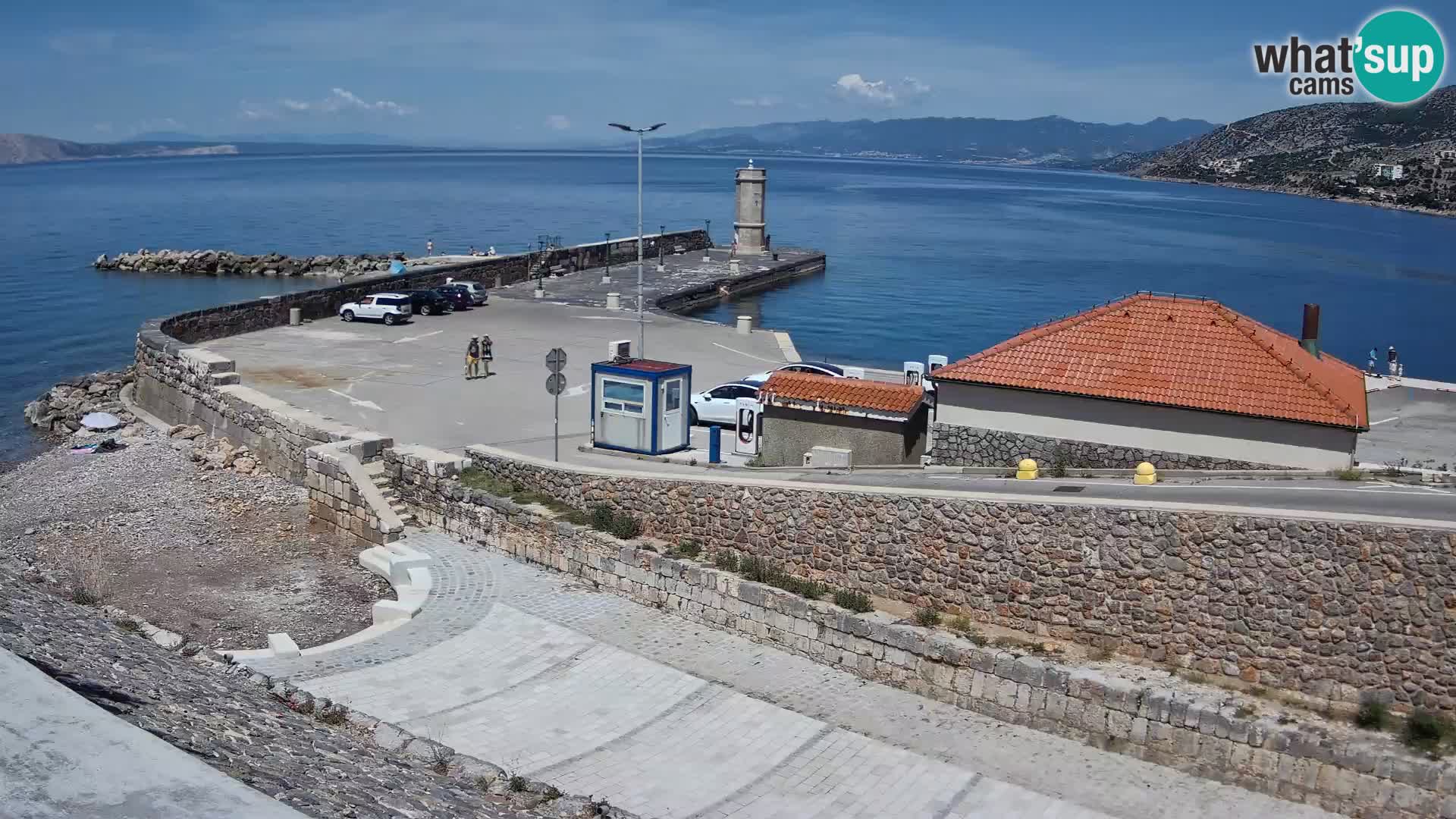 Webcam Porto di Segna – Frangiflutti e Faro in diretta