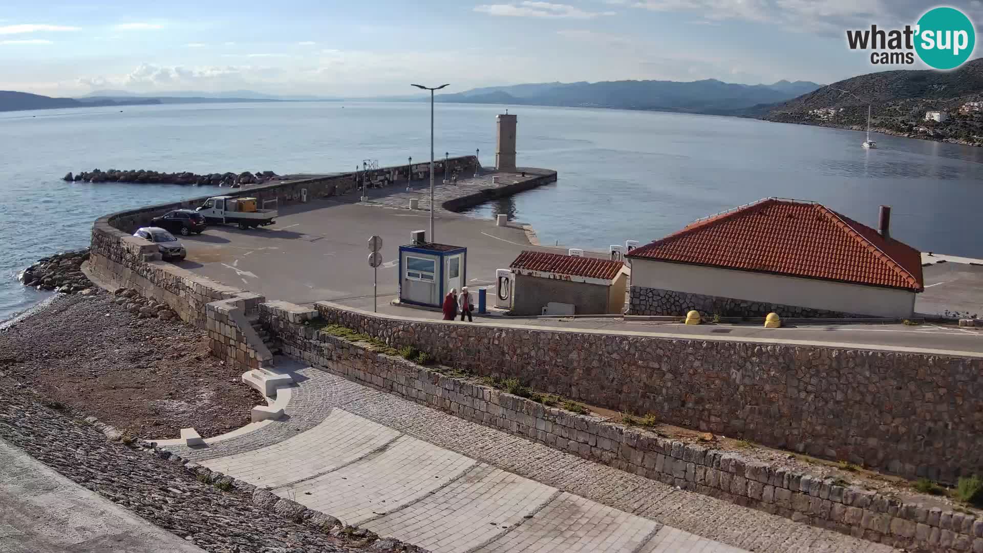 Senj Harbour Webcam – Breakwater & Lighthouse Live View