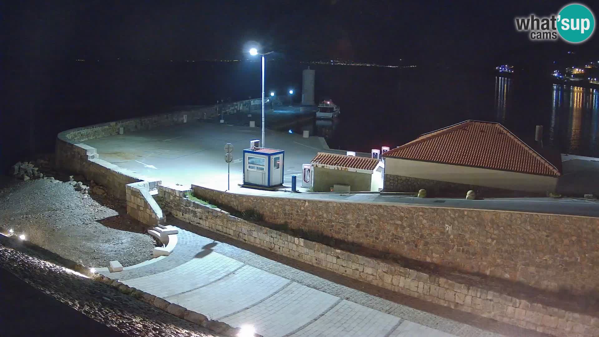 Senj Harbour Webcam – Breakwater & Lighthouse Live View