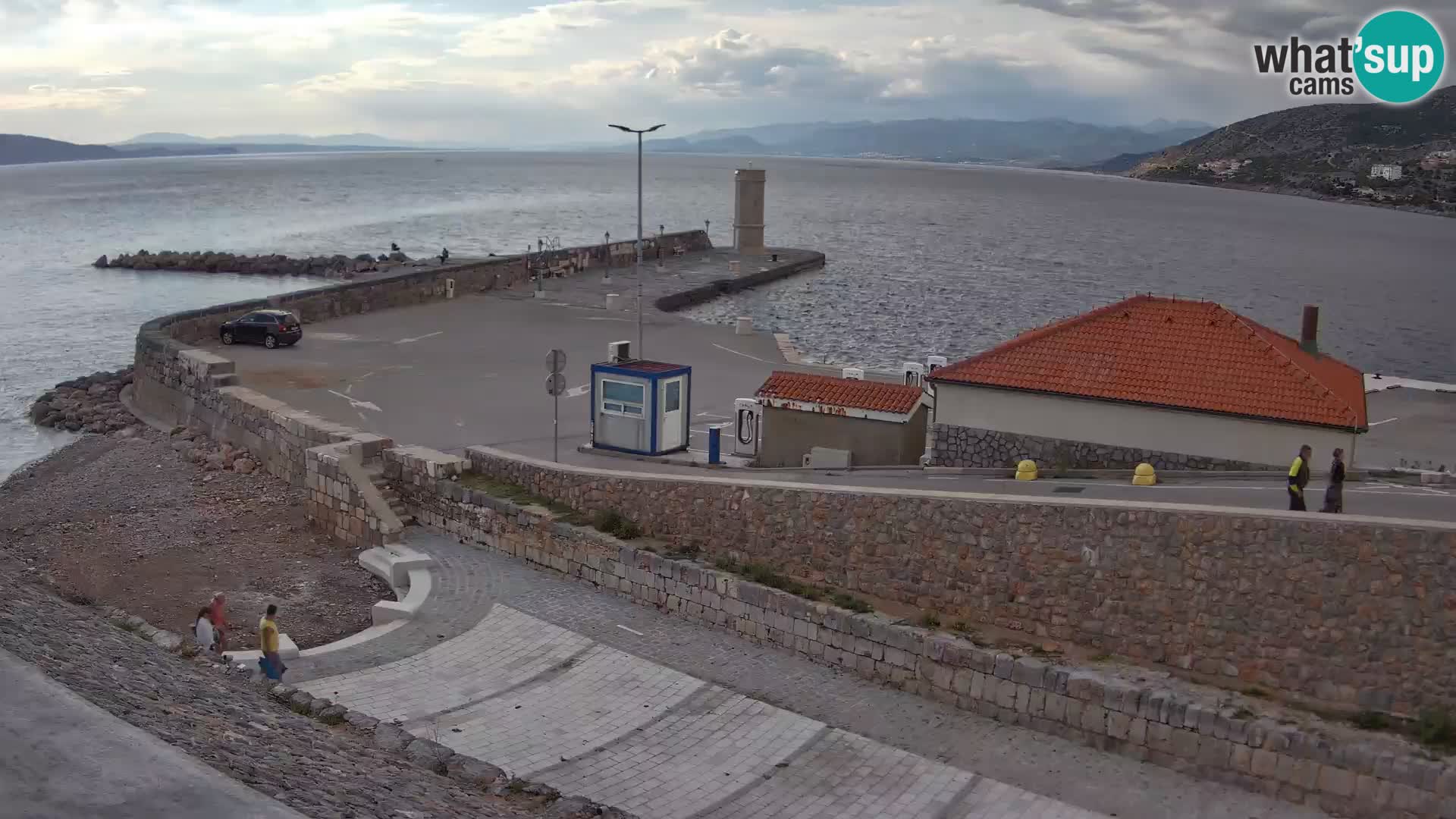 Web kamera Senj luka – Lukobran i svjetionik uživo