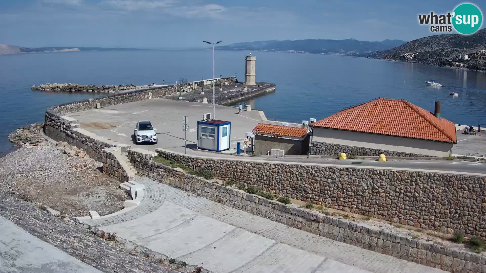 Web kamera Senj luka – Lukobran i svjetionik uživo