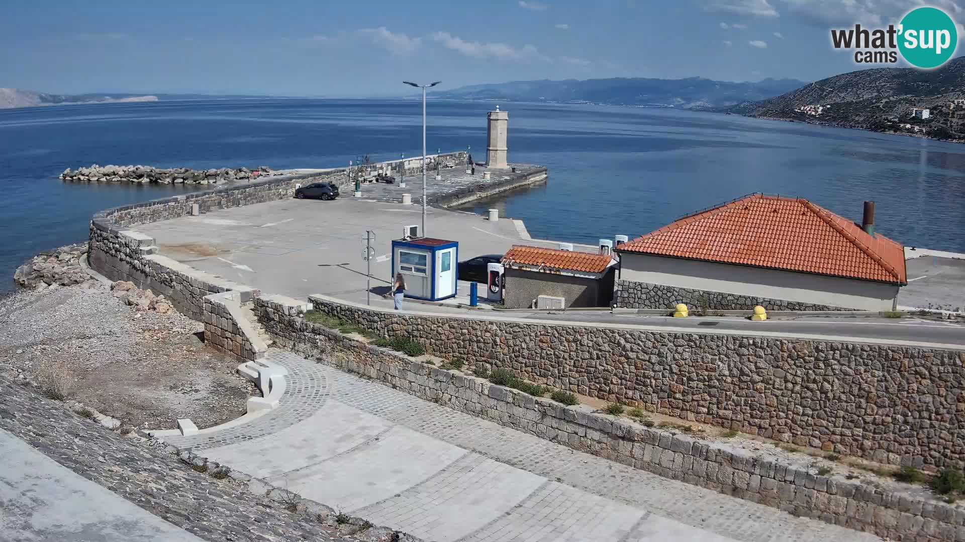 Webcam Porto di Segna – Frangiflutti e Faro in diretta
