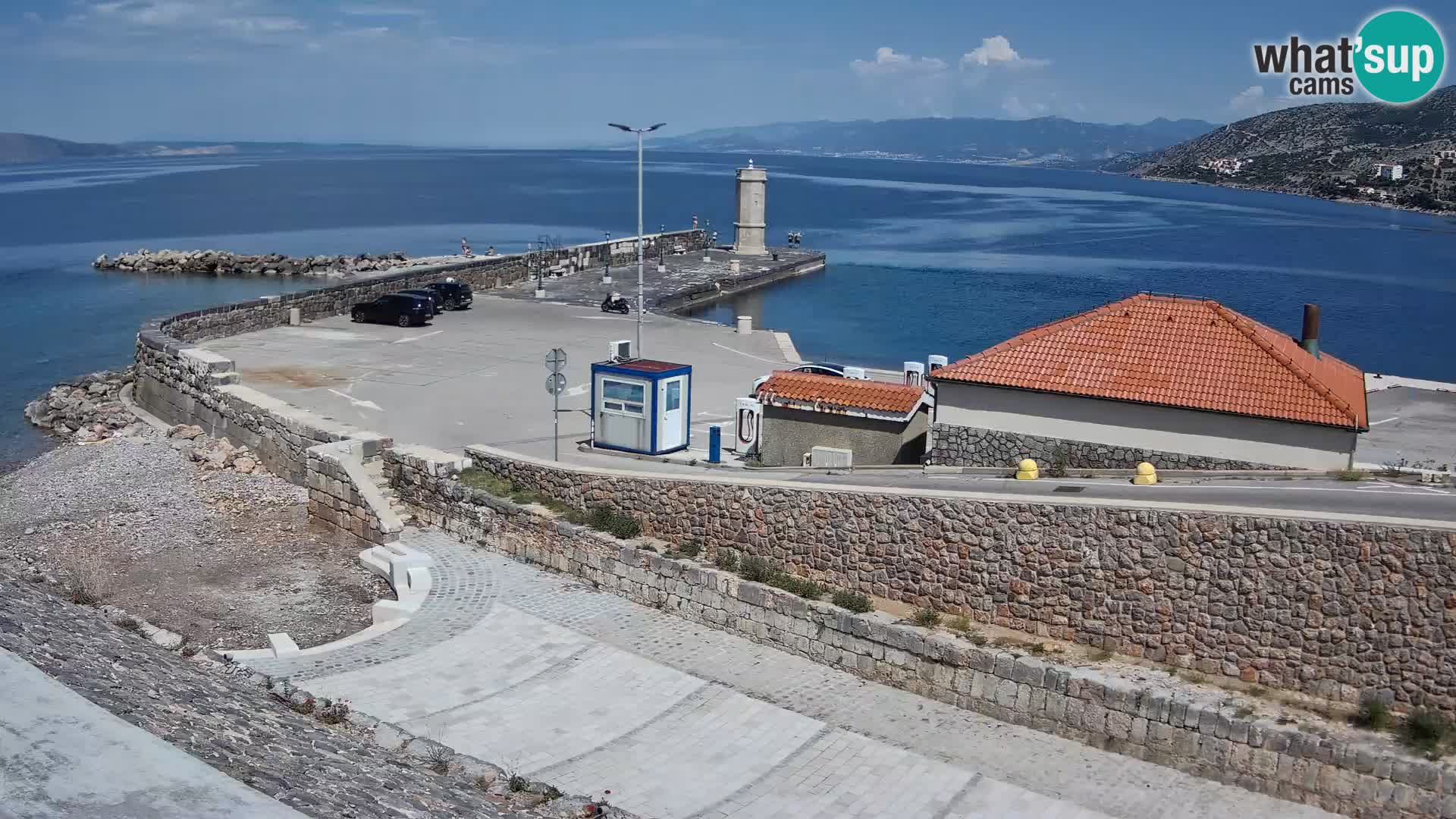 Webcam Porto di Segna – Frangiflutti e Faro in diretta