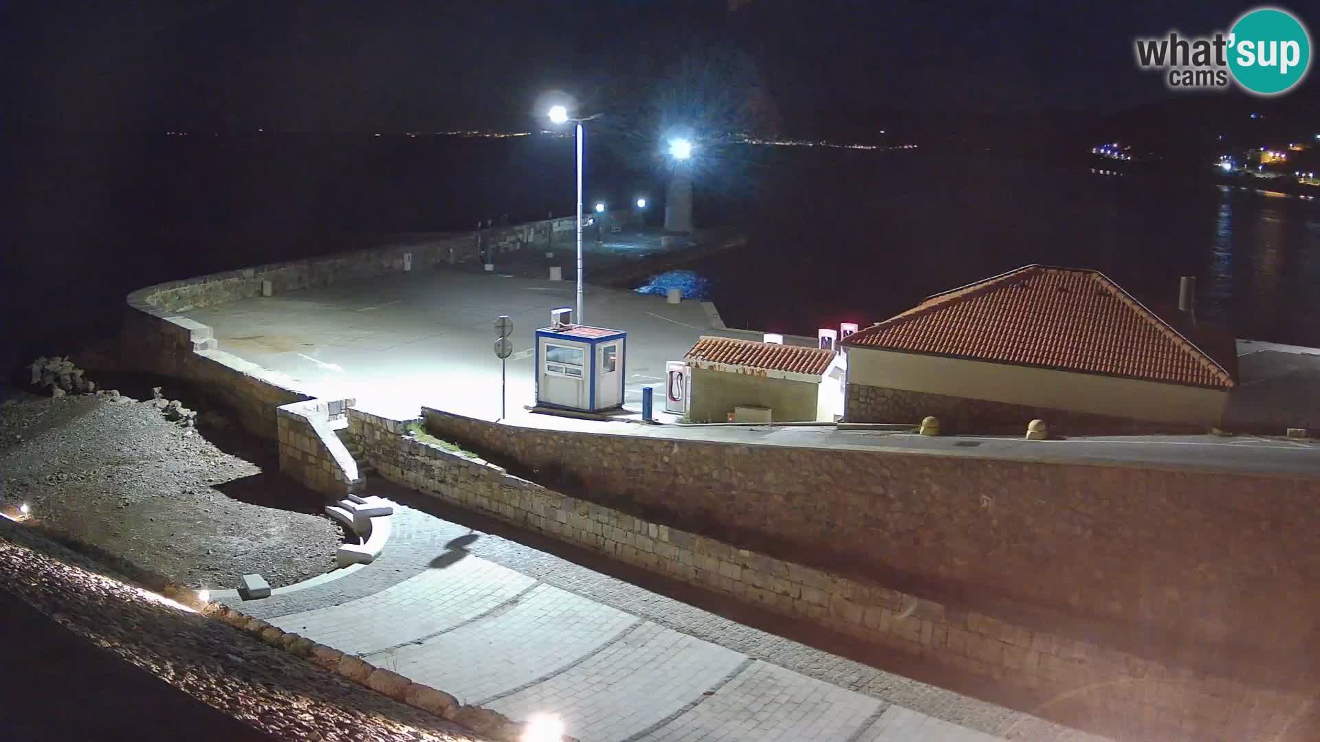 Senj Harbour Webcam – Breakwater & Lighthouse Live View