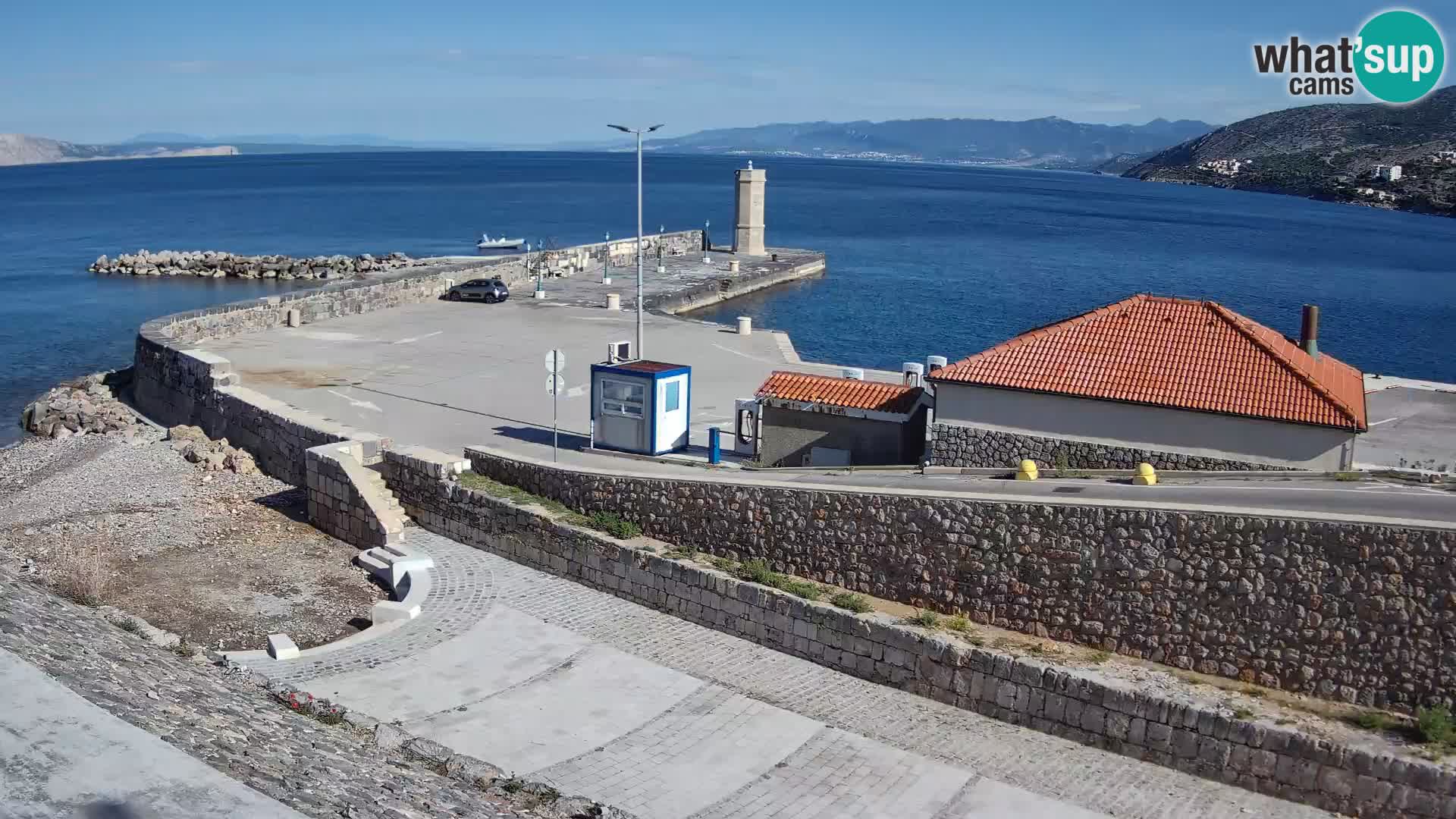 Web kamera Senj luka – Lukobran i svjetionik uživo