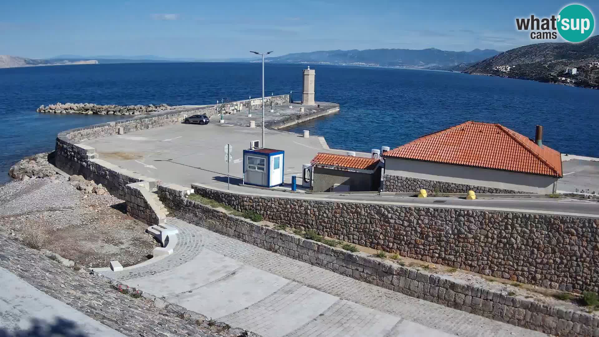 Senj Harbour Webcam – Breakwater & Lighthouse Live View