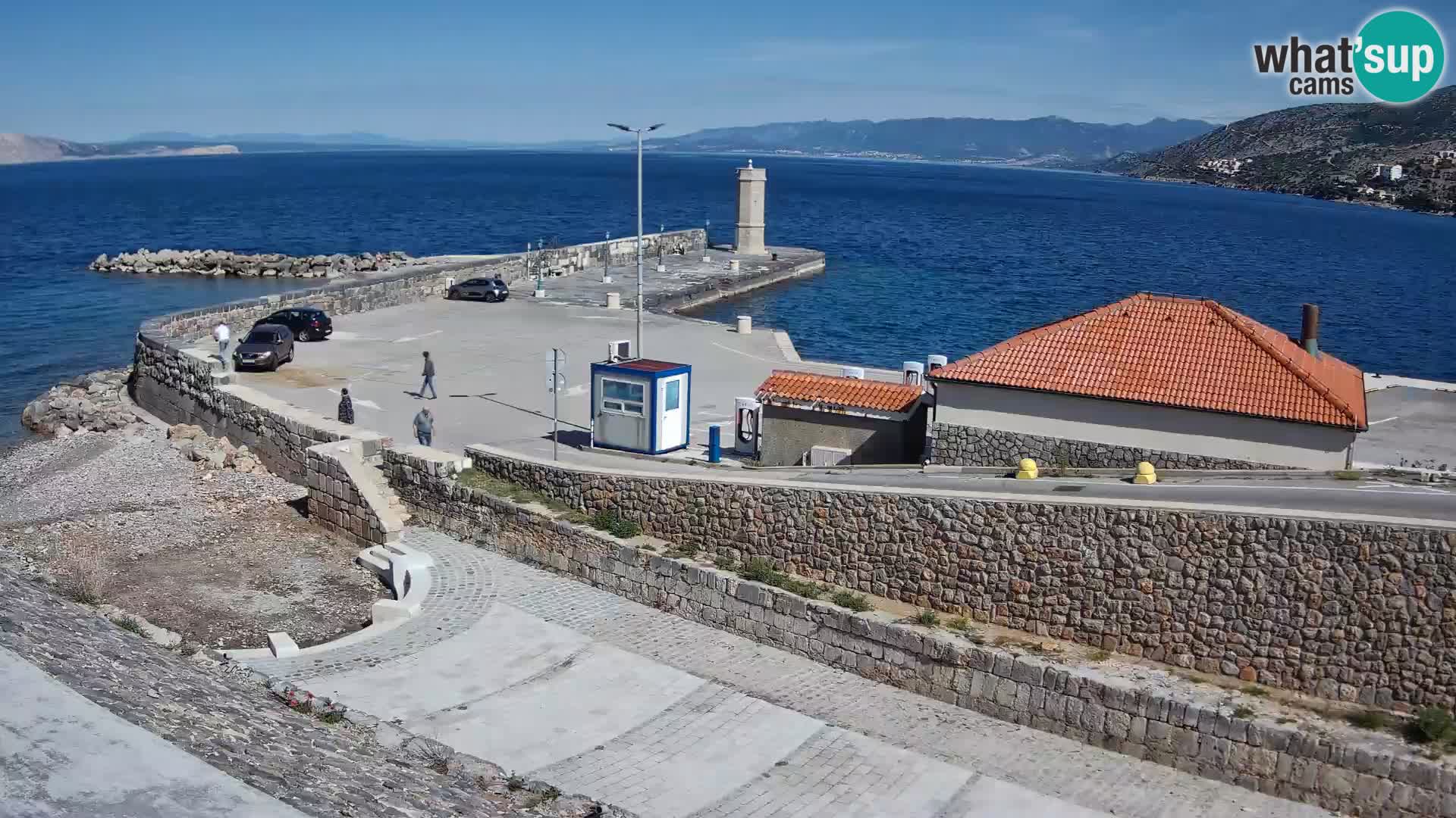 Senj Harbour Webcam – Breakwater & Lighthouse Live View