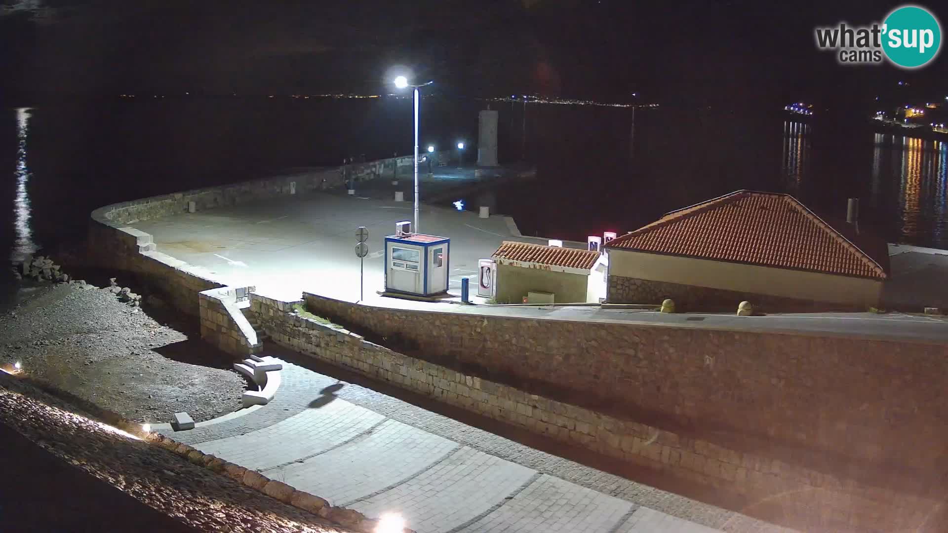 Senj Harbour Webcam – Breakwater & Lighthouse Live View