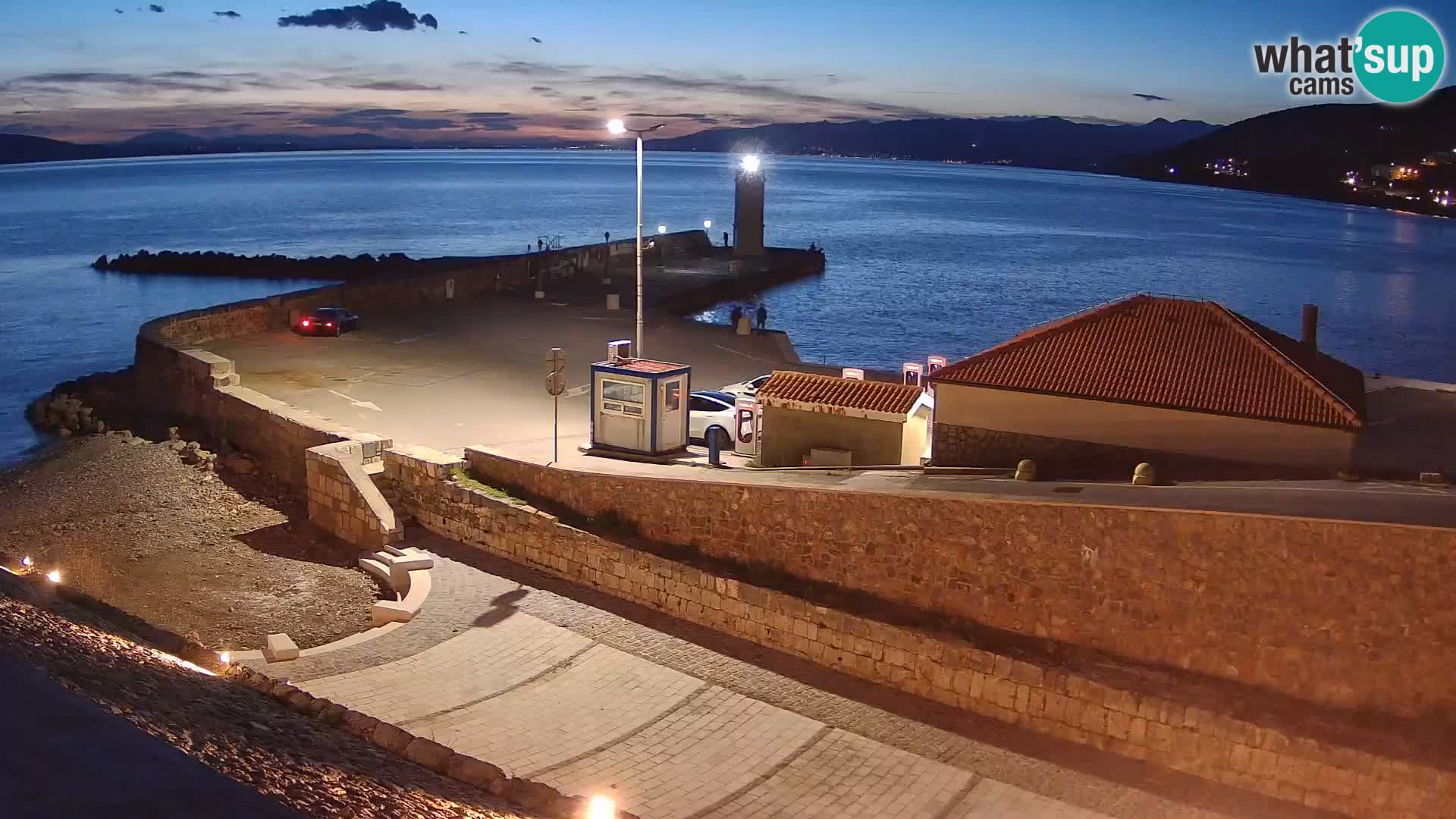 Senj Harbour Webcam – Breakwater & Lighthouse Live View