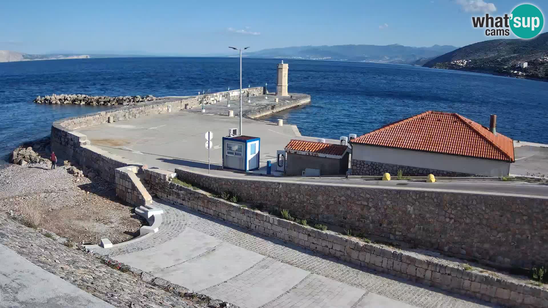 Senj Harbour Webcam – Breakwater & Lighthouse Live View