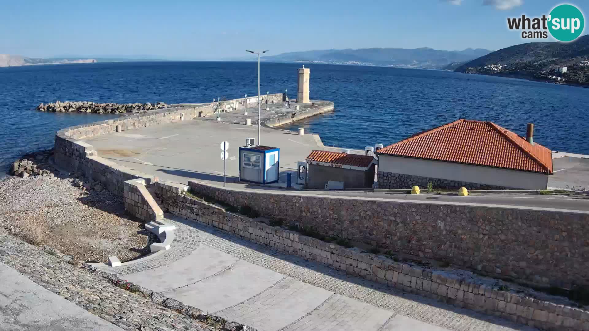 Senj Harbour Webcam – Breakwater & Lighthouse Live View