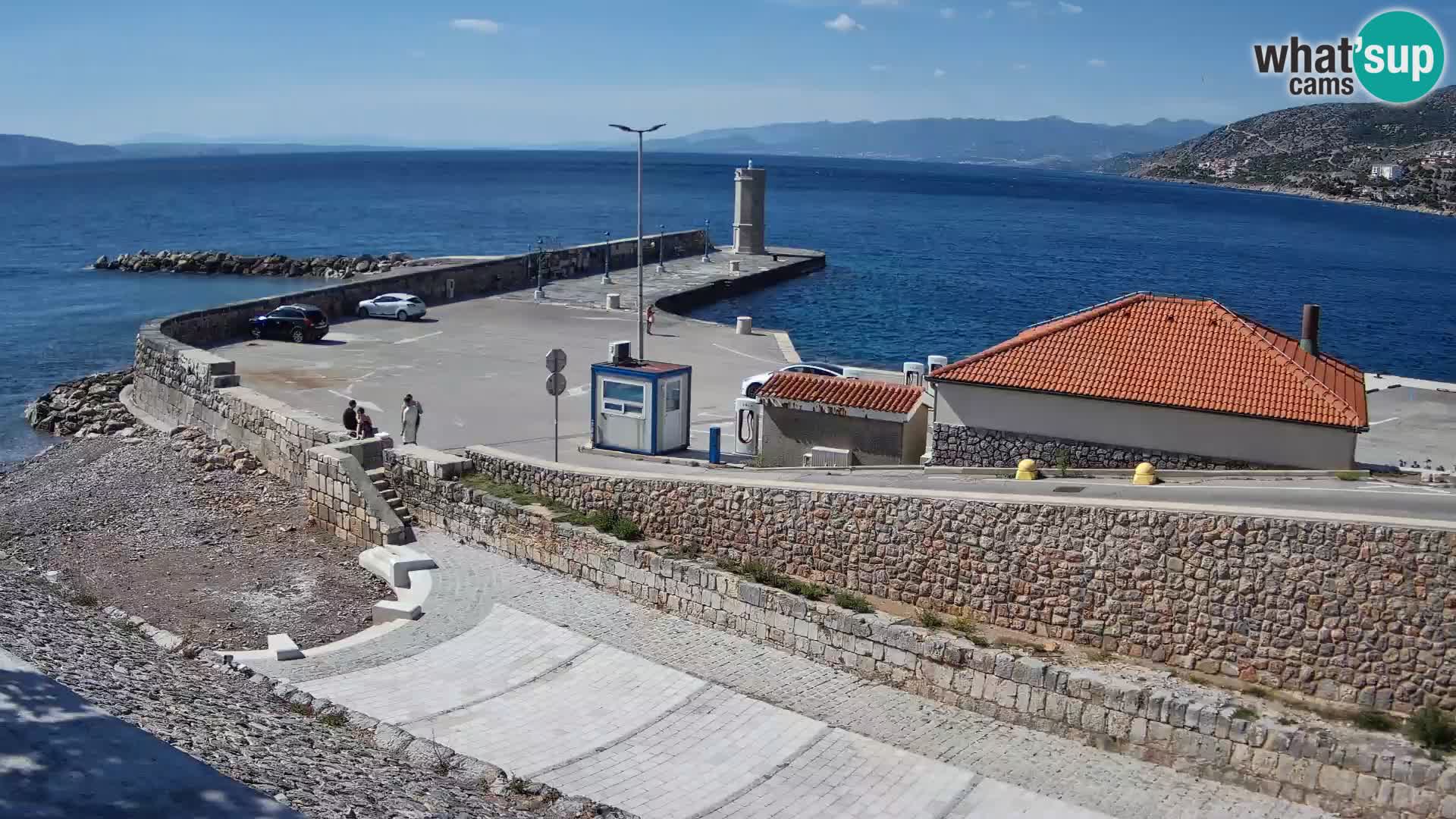 Webcam Porto di Segna – Frangiflutti e Faro in diretta