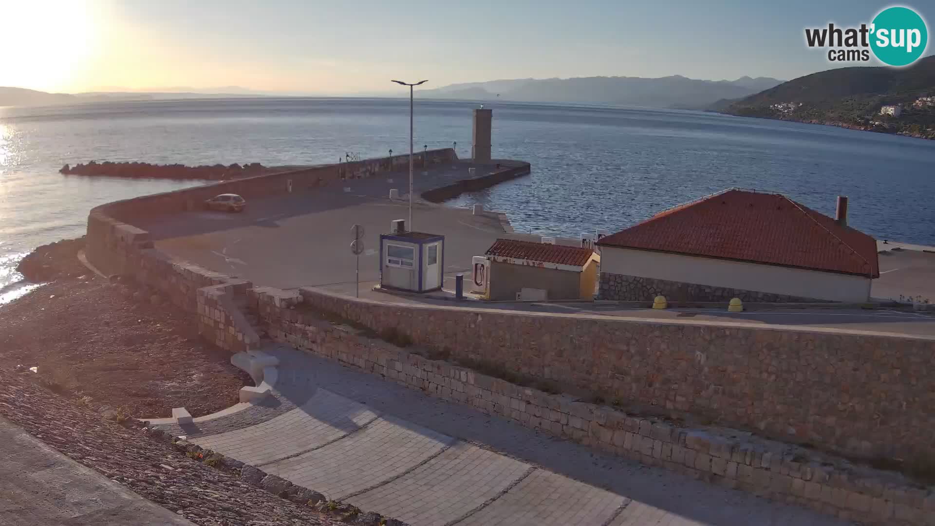 Senj Harbour Webcam – Breakwater & Lighthouse Live View
