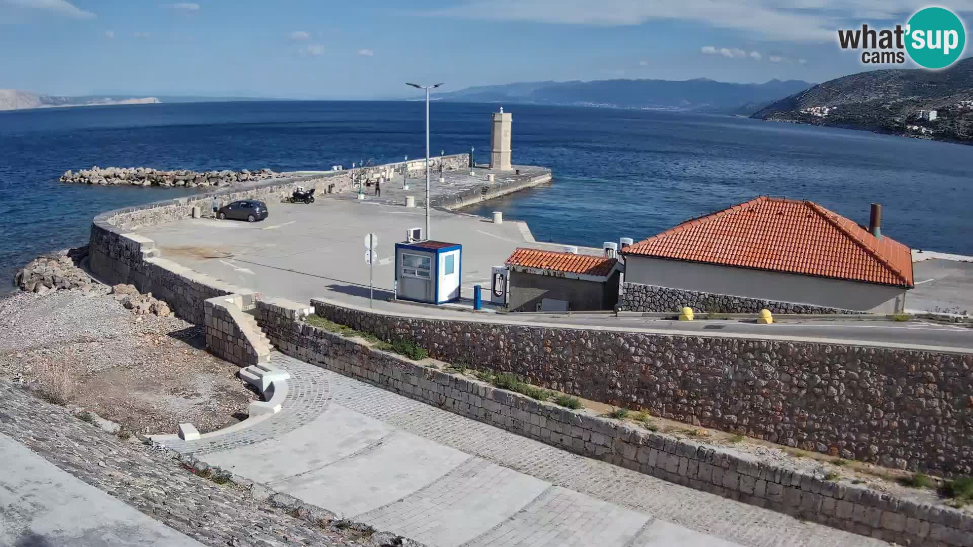 Webcam Porto di Segna – Frangiflutti e Faro in diretta