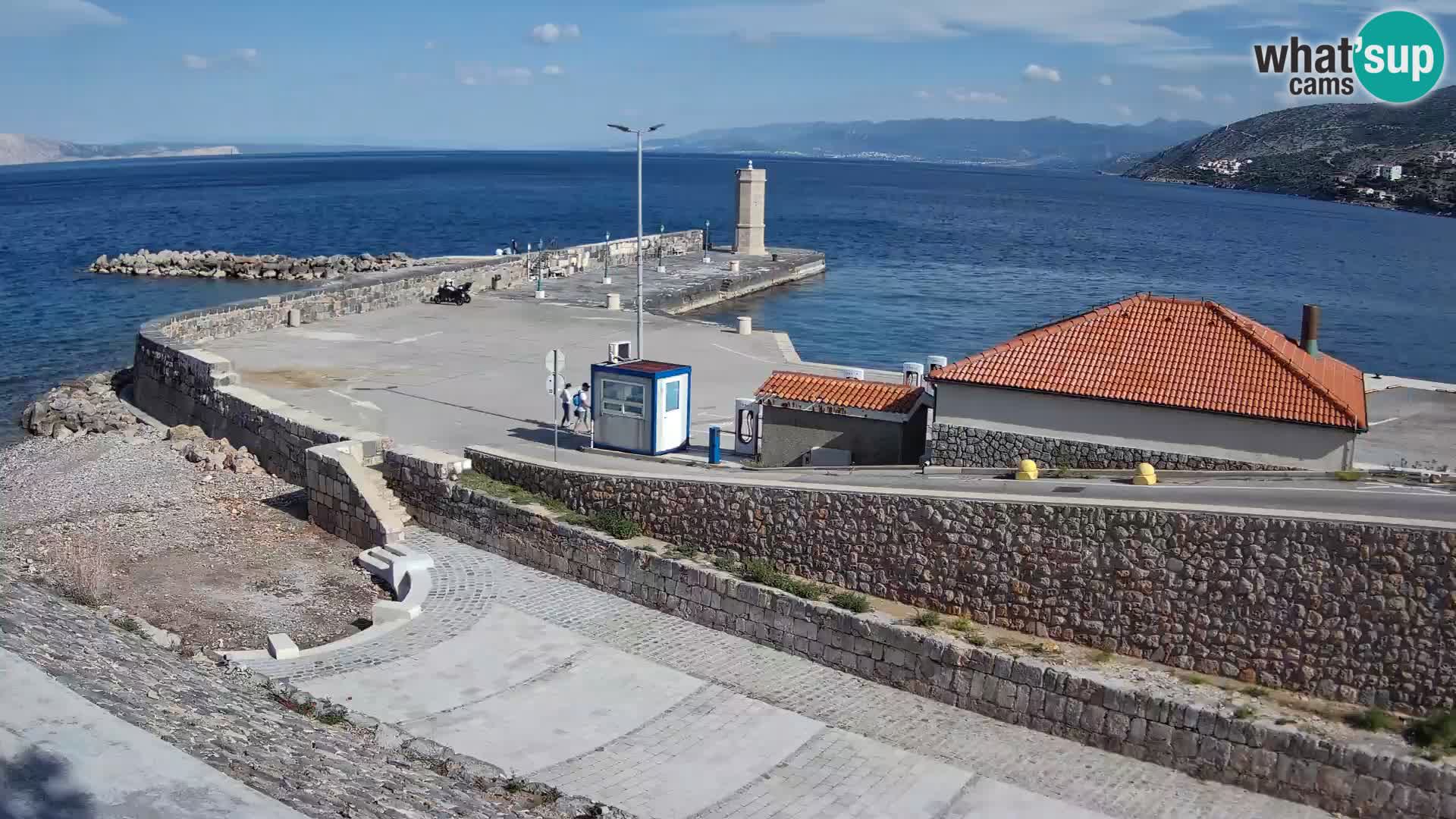 Web kamera Senj luka – Lukobran i svjetionik uživo