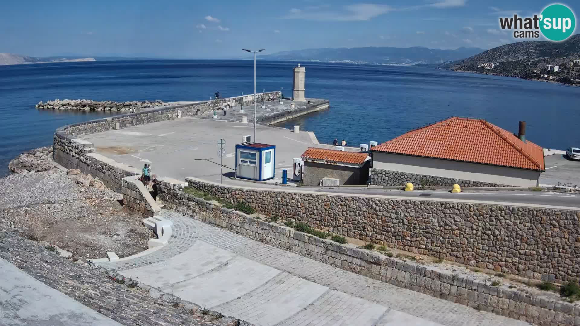 Web kamera Senj luka – Lukobran i svjetionik uživo