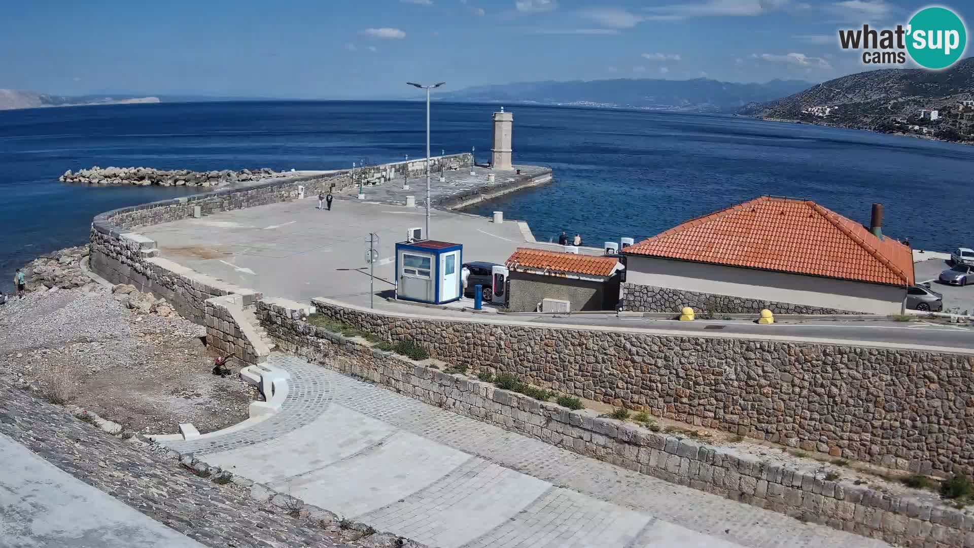 Web kamera Senj luka – Lukobran i svjetionik uživo