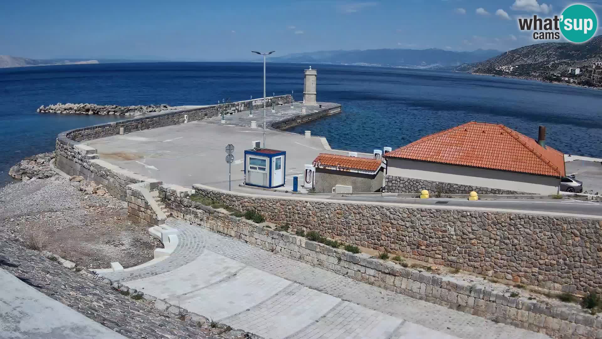 Web kamera Senj luka – Lukobran i svjetionik uživo