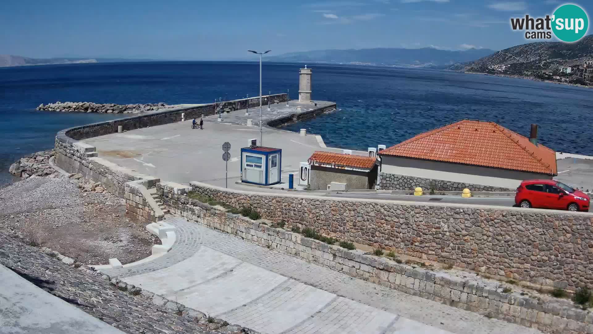 Senj Harbour Webcam – Breakwater & Lighthouse Live View