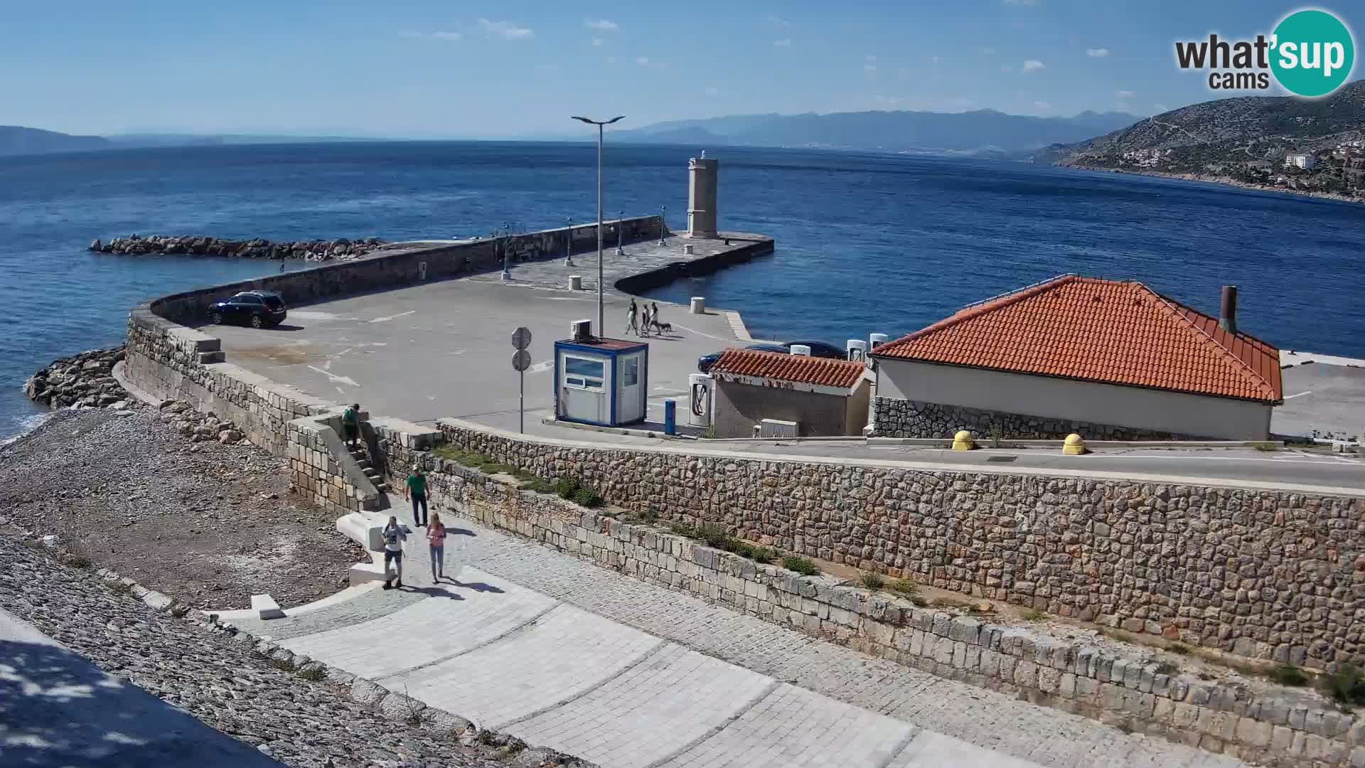 Webcam Porto di Segna – Frangiflutti e Faro in diretta