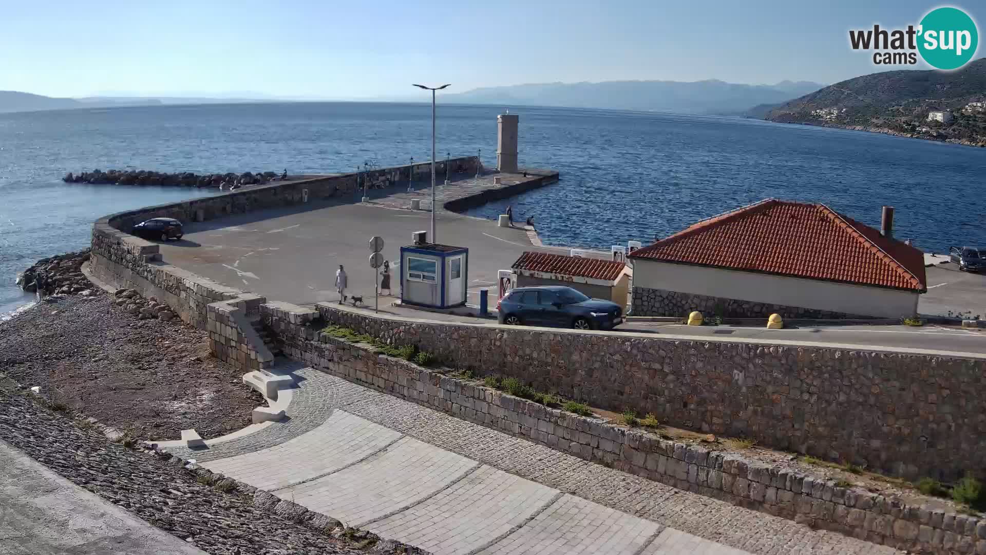 Senj Harbour Webcam – Breakwater & Lighthouse Live View