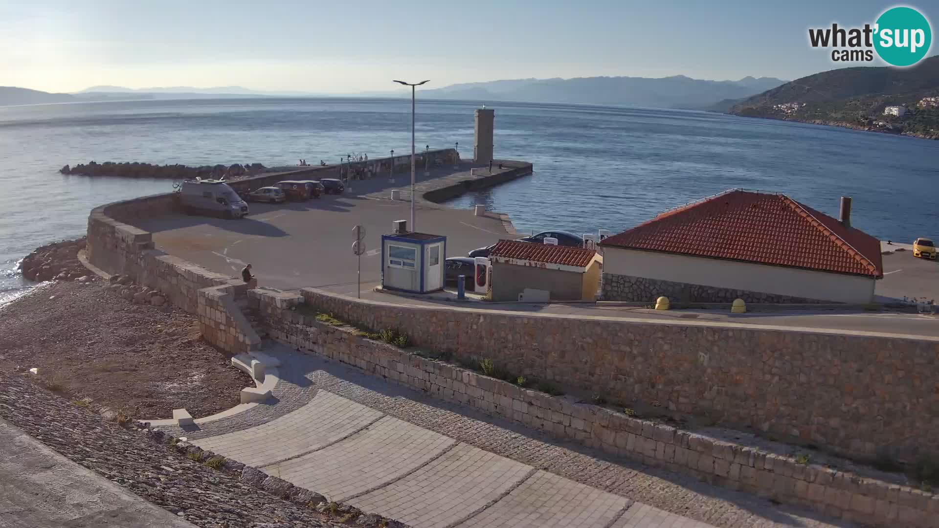 Senj Harbour Webcam – Breakwater & Lighthouse Live View